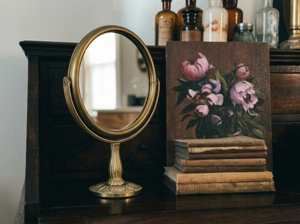 Vintage Standing Mirror