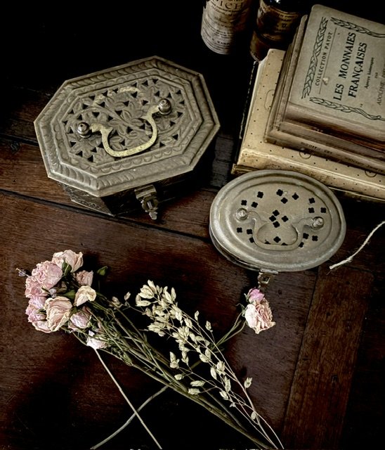 Antique Brass Boxes
