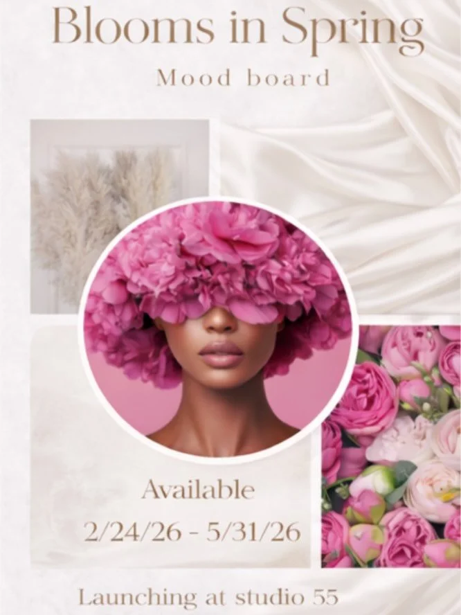 OUR SPRING SET IS ON THE WAY!
&bull;
Blooms in Spring will be live on 2/24/26. We&rsquo;re super excited to bring you our spring set at Studio 55 Columbus. There&rsquo;s satin, there&rsquo;s flowers, there&rsquo;s colors of spring and it&rsquo;s goin