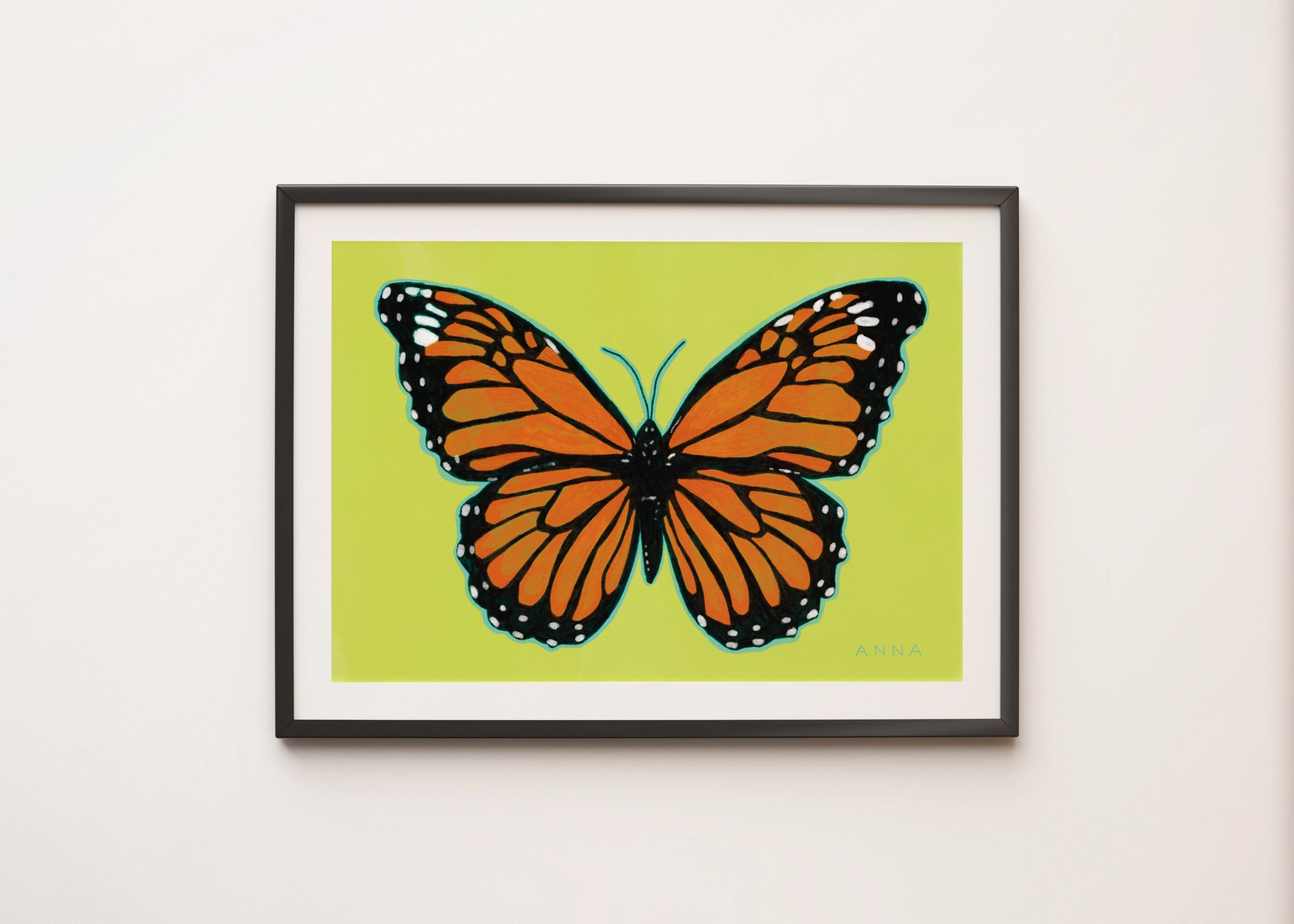 Monarch Print-Green