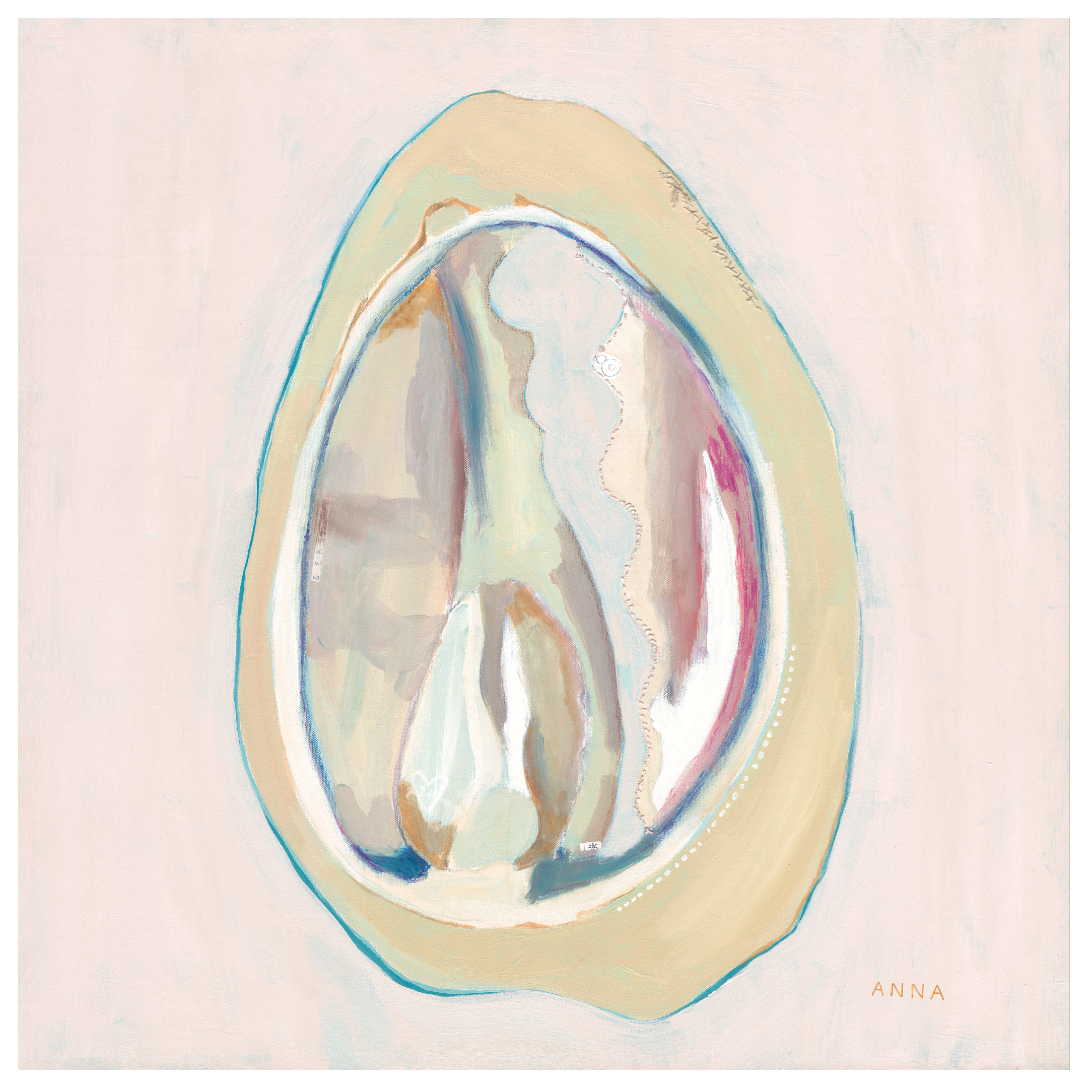 The Cowrie Giclee Print 30"x30"