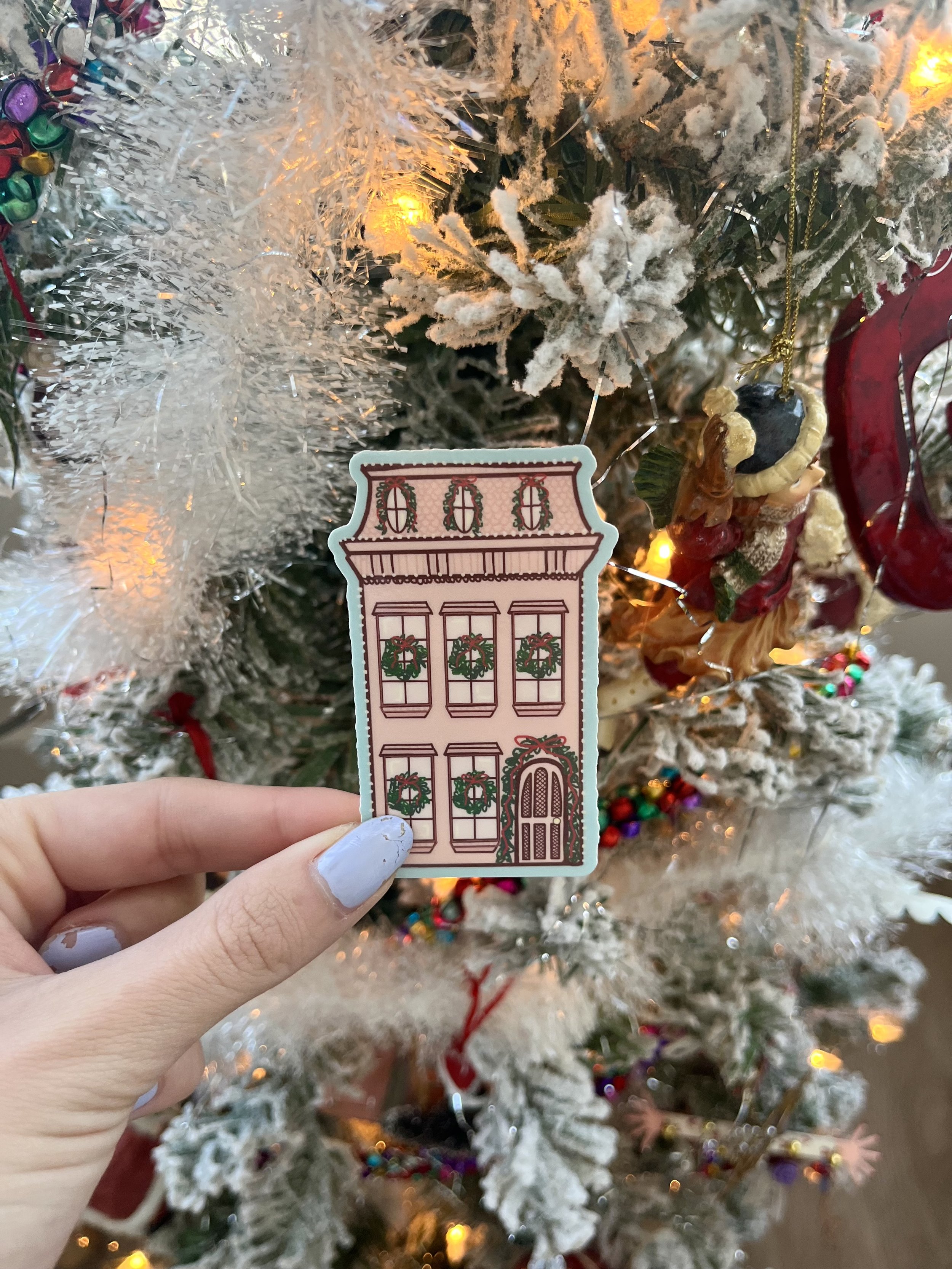Holiday House Sticker