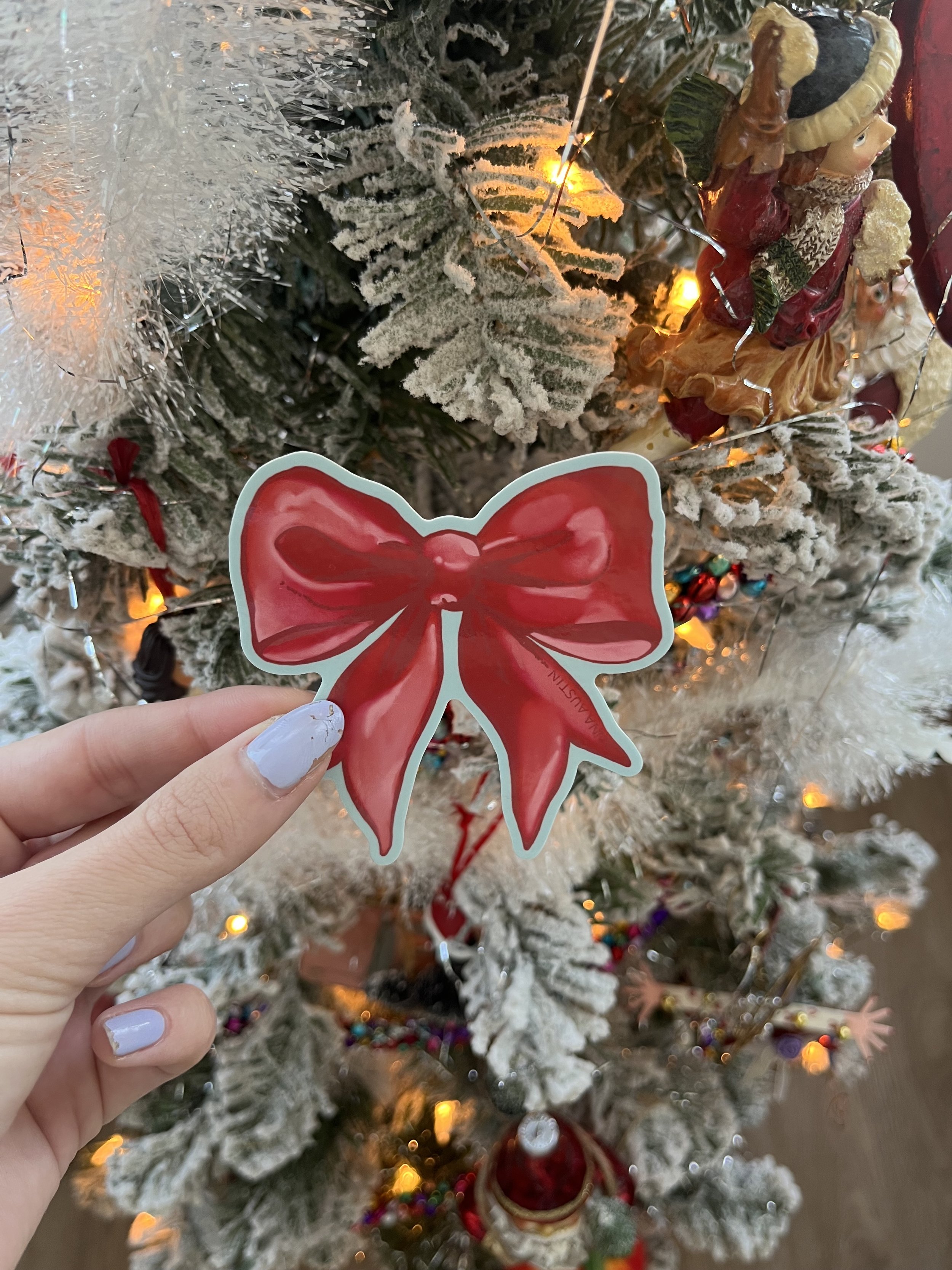 Bow Sticker