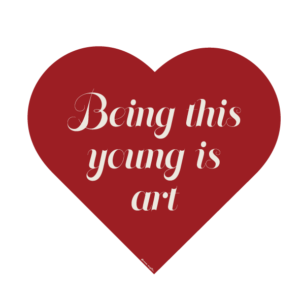 Art Heart Sticker