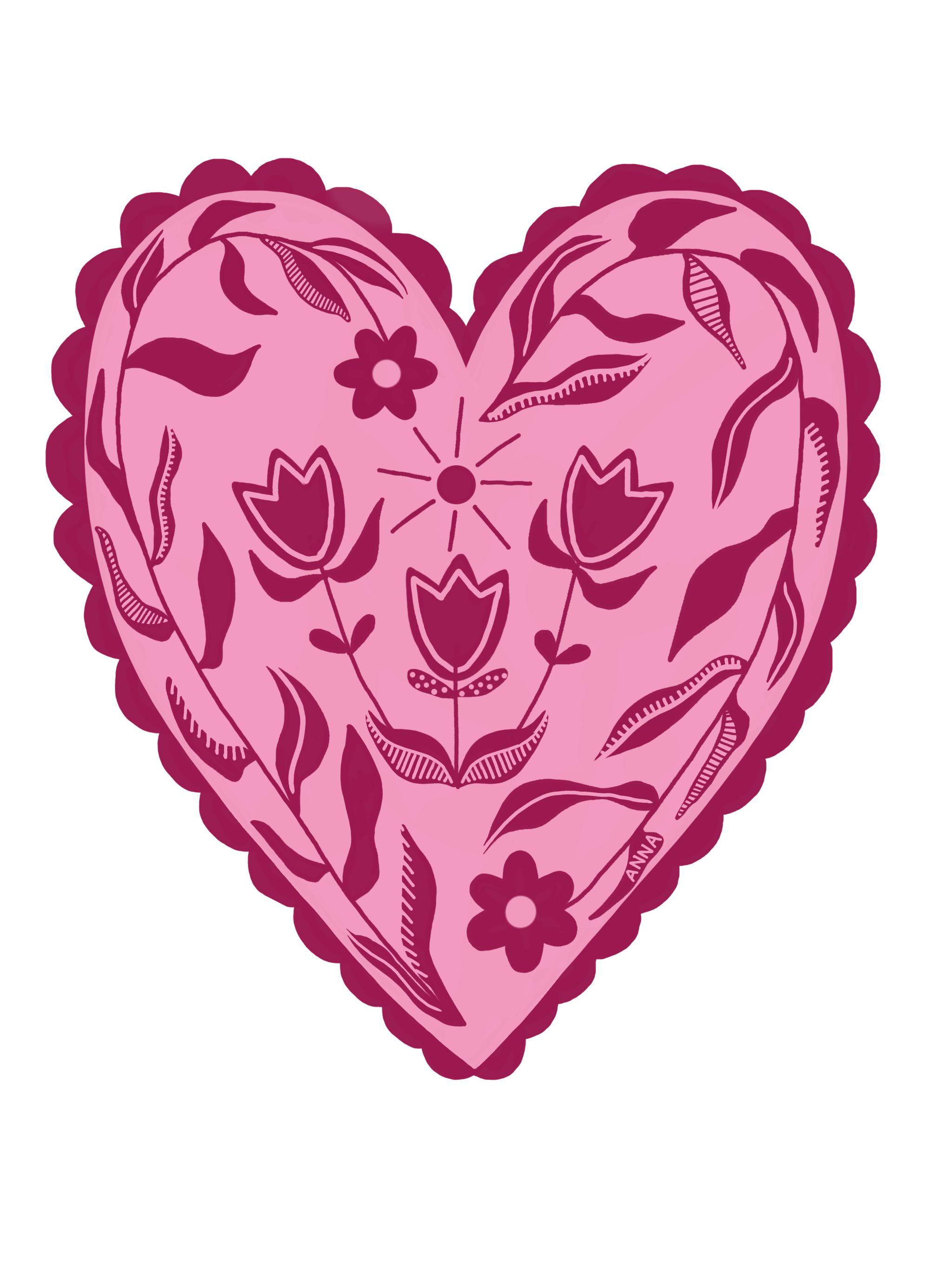 Valentine Heart Sticker