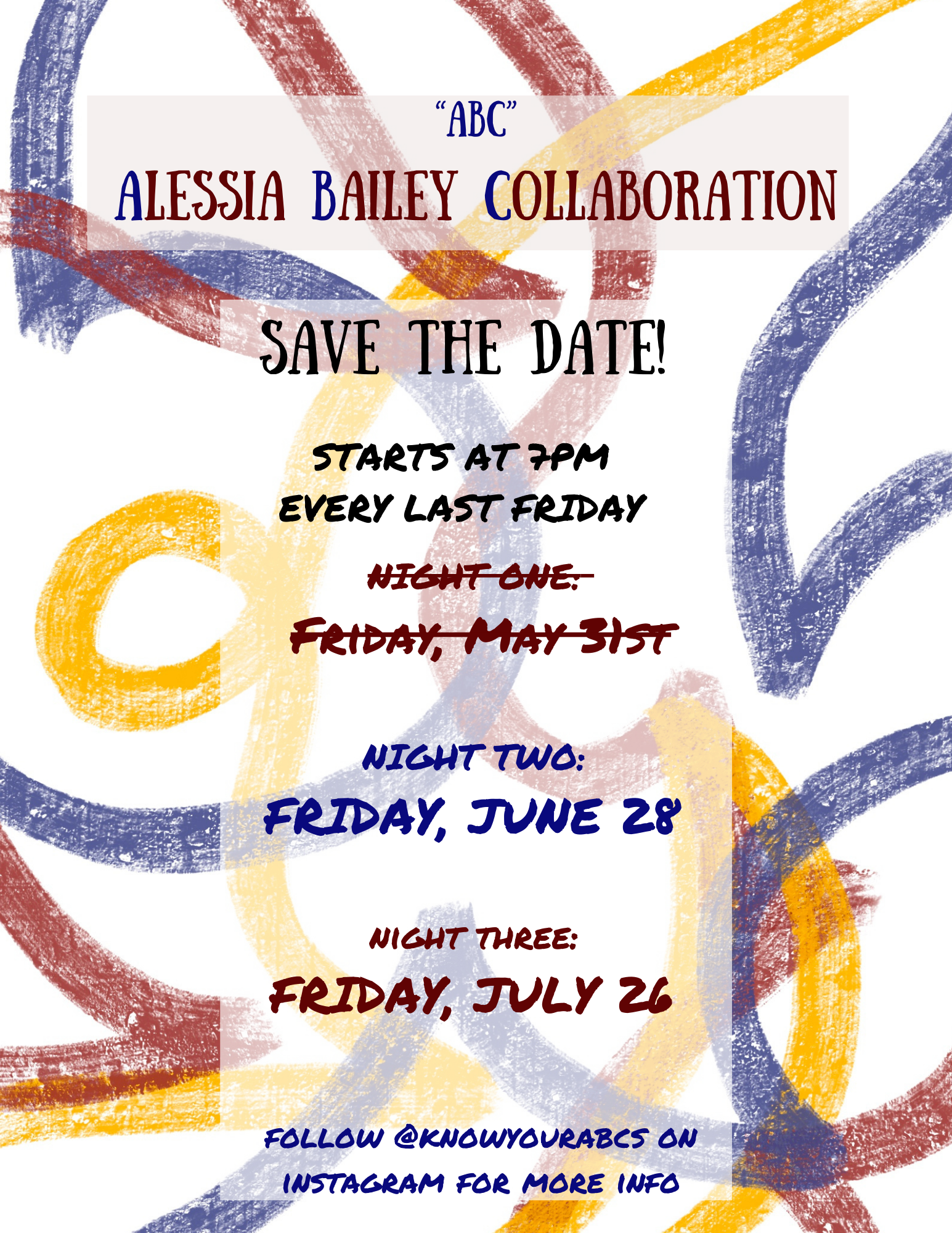ABC Graphic flyer number 1
