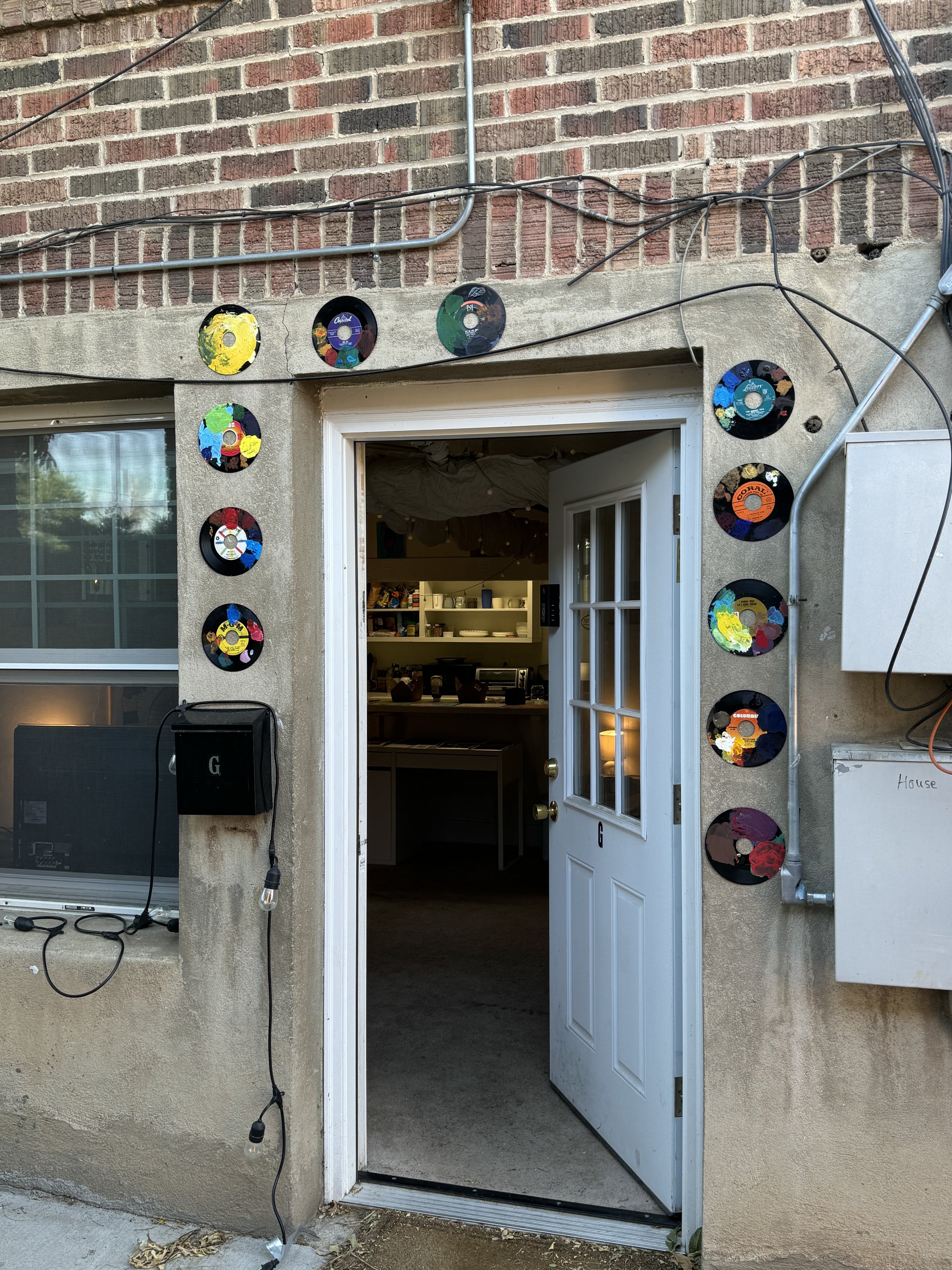 Redwine's palettes on display