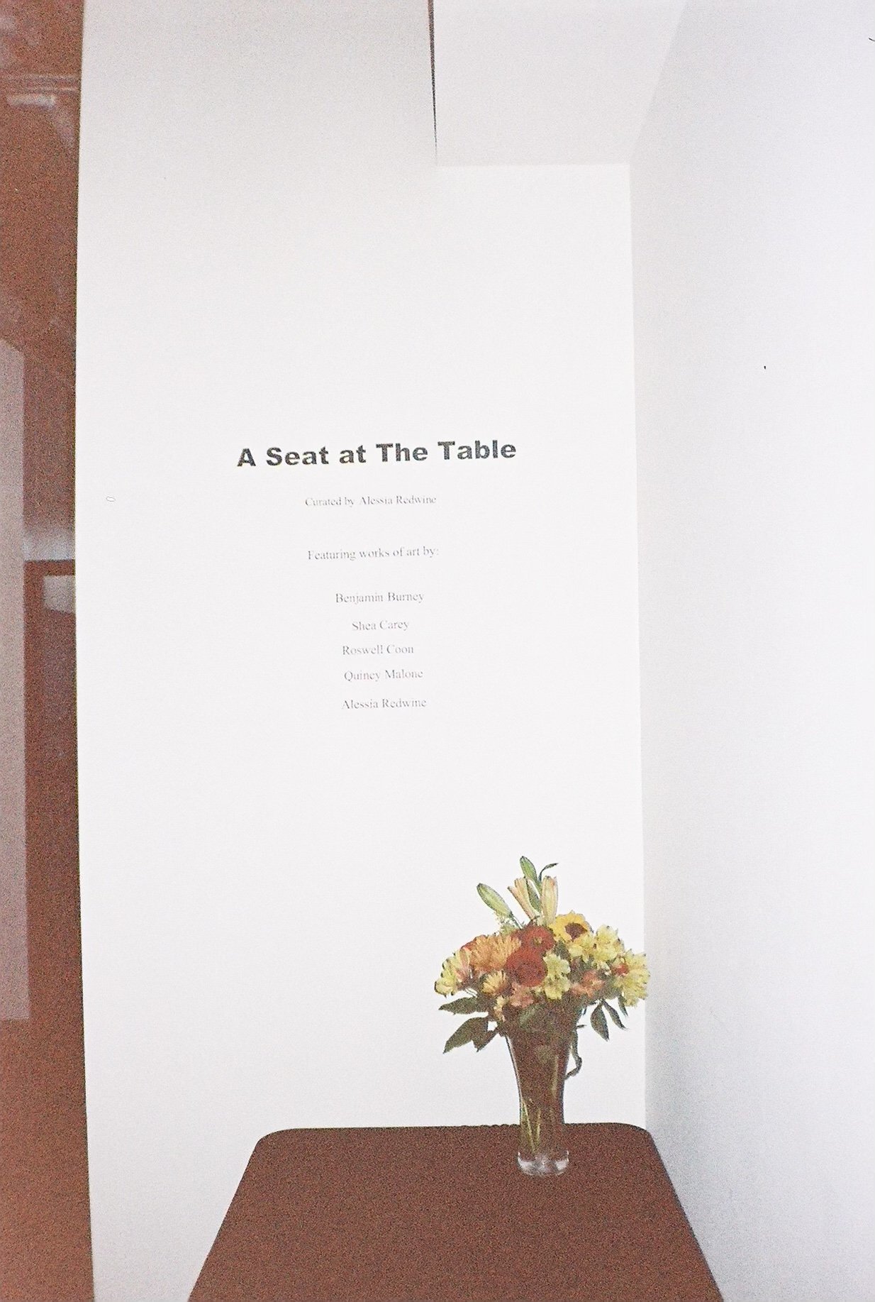Flowers for a Seat at the Table (shot on 35mm fillm)