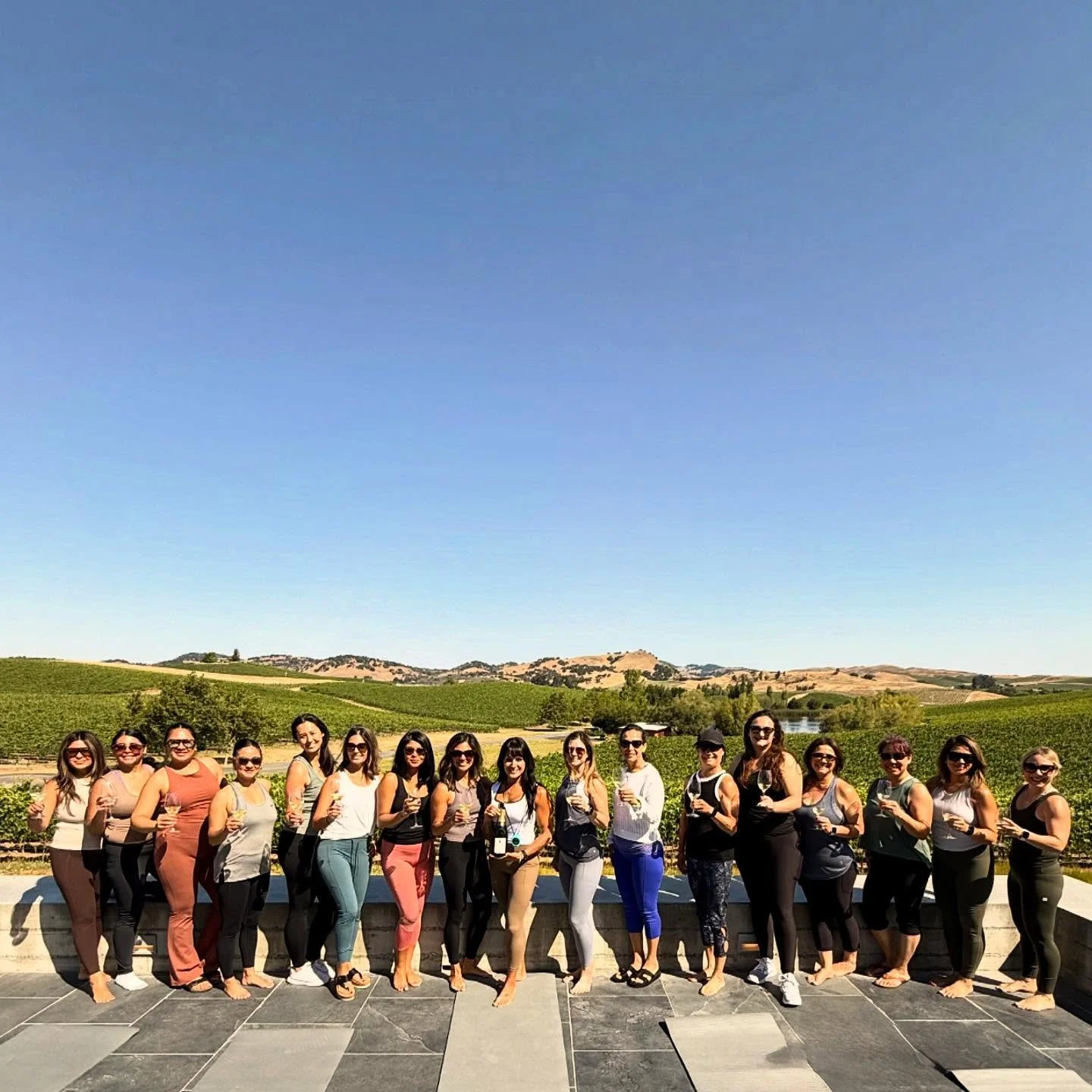 Sunday morning, we started our day with intention, movement, bubbles, and connection&mdash;all while taking in a picturesque view of beautiful Napa Valley in Carneros at the stunning @cuvaison_wine winery.✨🧘🏻&zwj;♀️🥂

The flow, vibe, and energy of