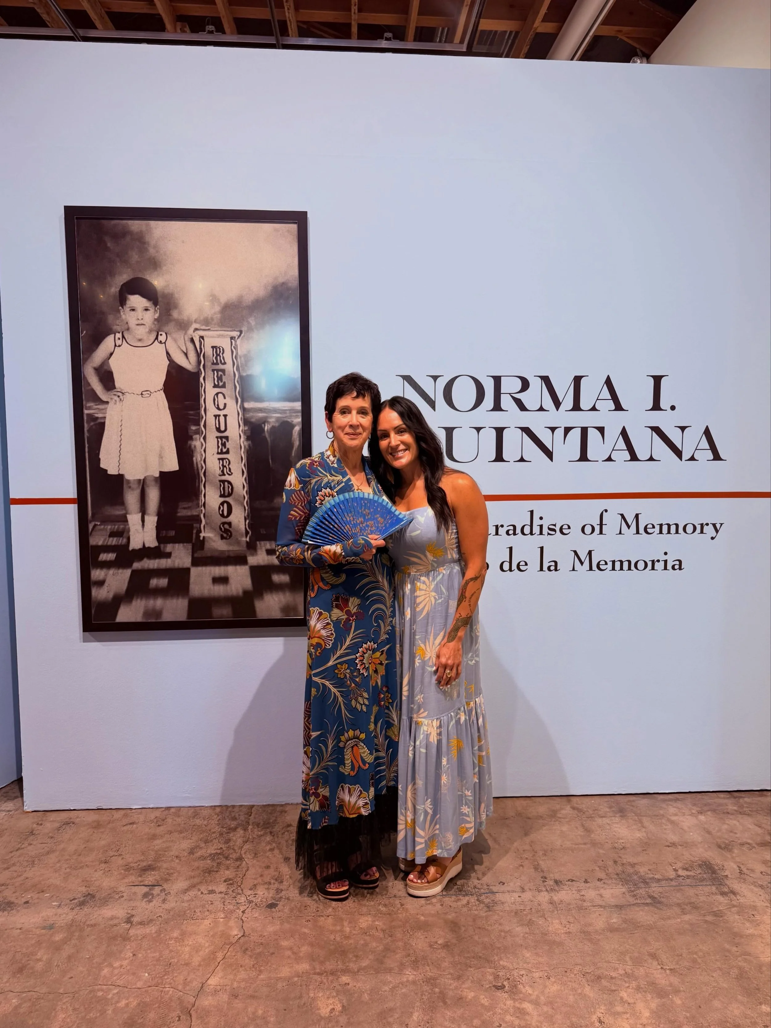 Yesterday I had the honor of celebrating the Summer Exhibition as part of the Year of Joy Through Art at the Sonoma Valley Museum of Art featuring my amazing client and dear friend, @normaiquintana ✨

&ldquo;Paradise of Memory&rdquo; is a powerful po