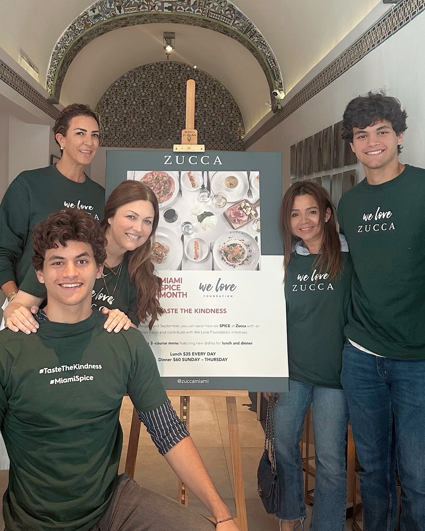 Today started #MiamiSpice 🩵 in @zuccamiami it is in benefit of @welove_foundation for second year in a row🩵 thanks for your generosity, support &amp; trust🩵 #TasteTheKindness