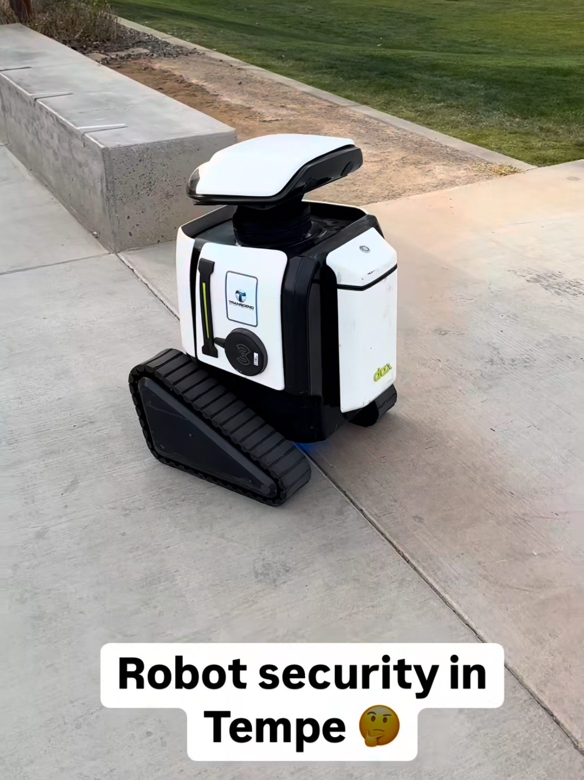 Security robot spotted in Tempe.