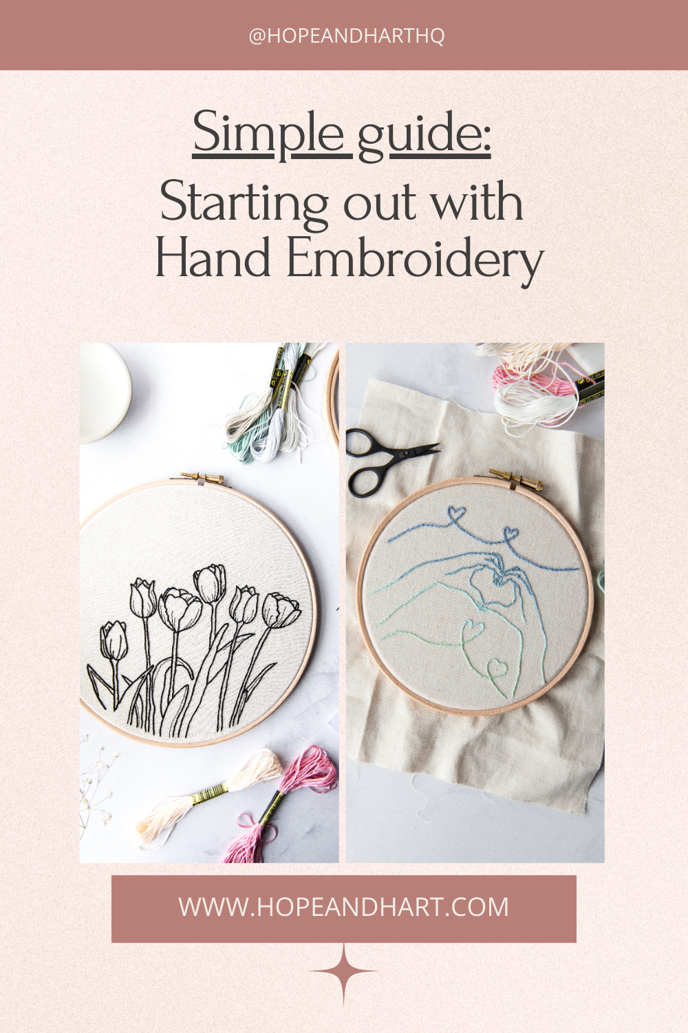 Simple guide Starting out with Hand Embroidery