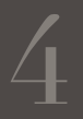 Stylized numeral 4 on dark background