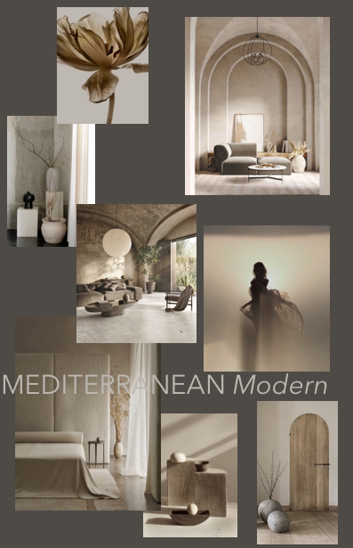 arched interior with stone textures, soft light, and warm neutral tones in a quiet Mediterranean setting