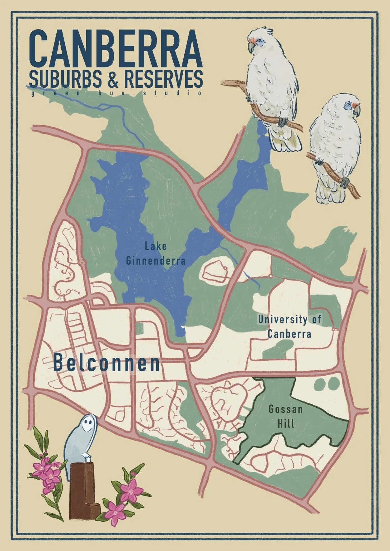 CANBERRA MAPS | Belconnen