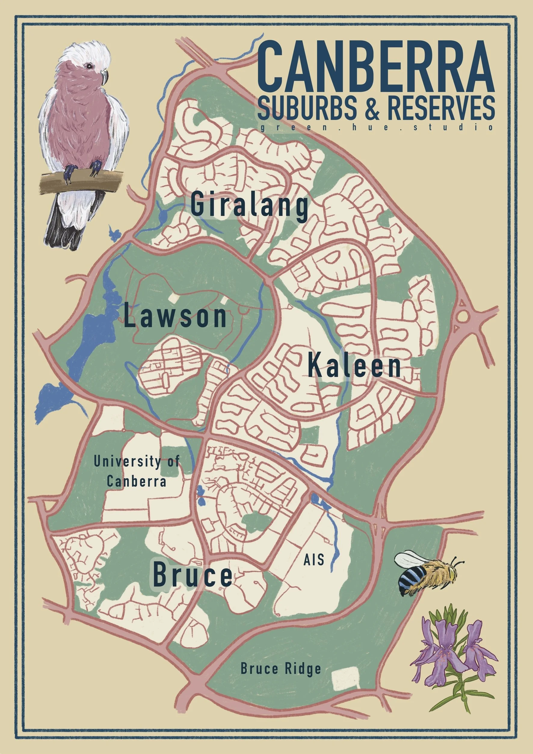 CANBERRA MAPS | Uni of Canberra