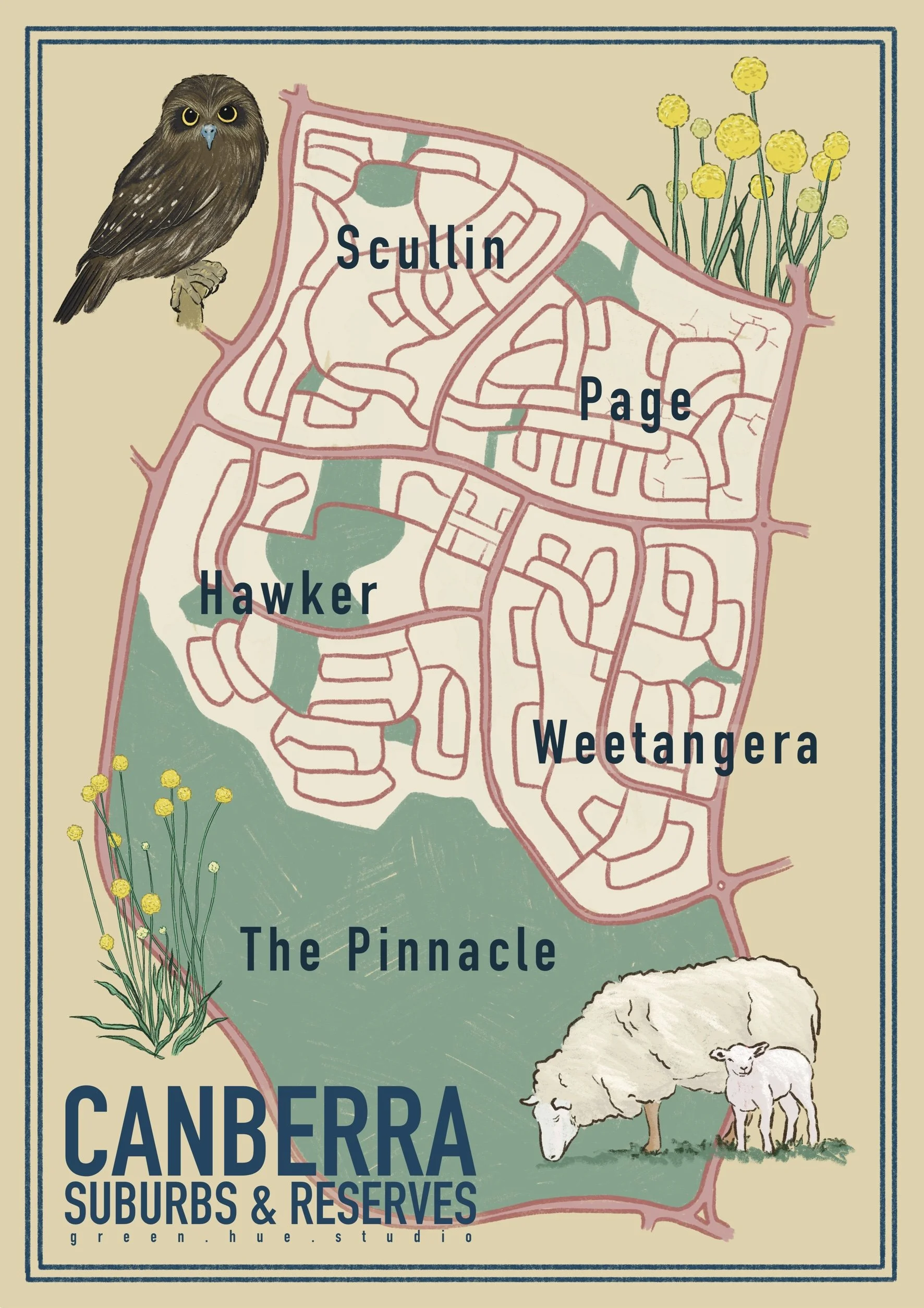CANBERRA MAPS | The Pinnacle