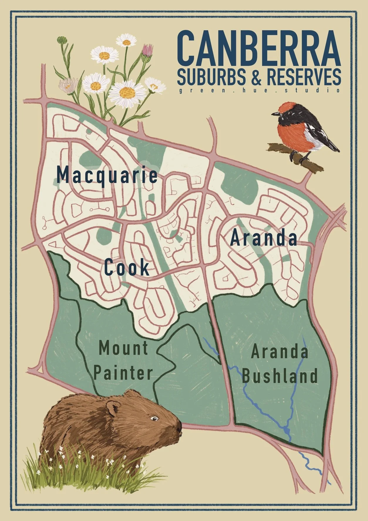 CANBERRA MAPS | Mount Painter