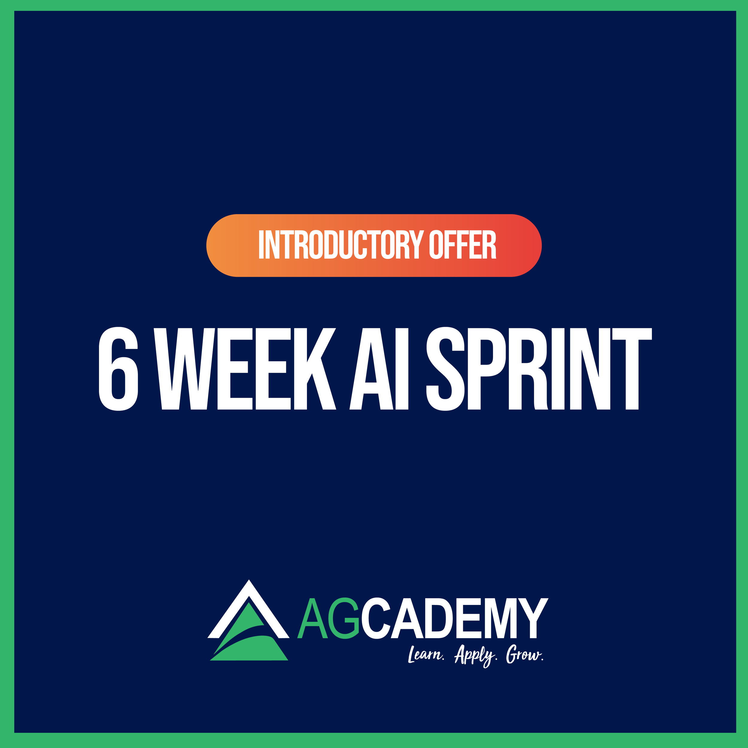 Introductory Offer - 6-week Ai Sprint