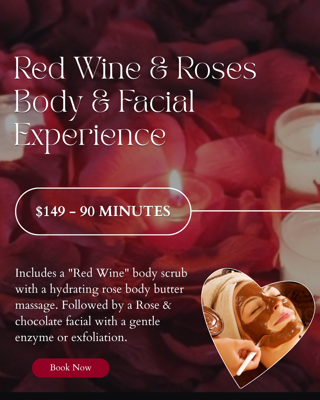 Red Wine & Roses -  Body & Facial Experience