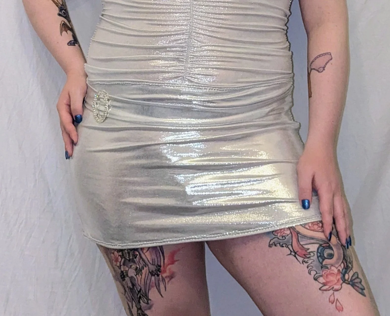 Ritz Skirt - Silver