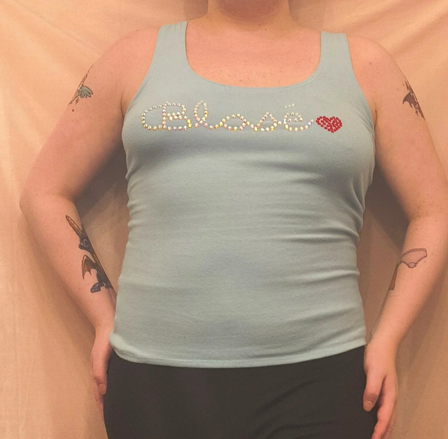 Bling Logo Tank - Blue