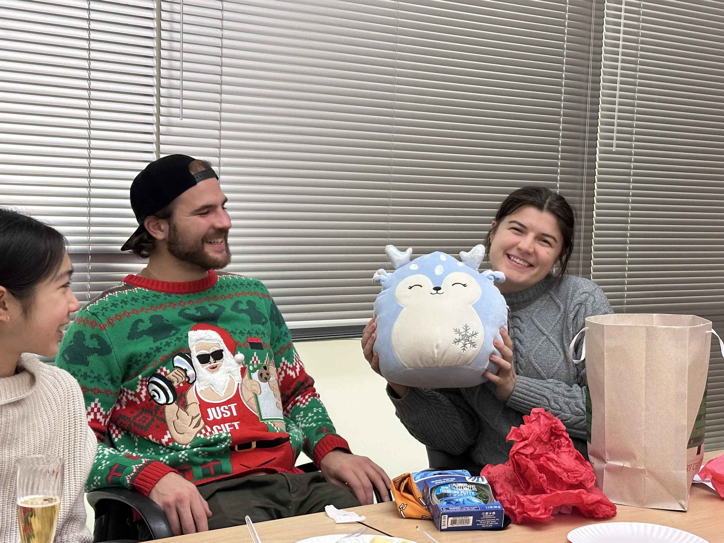 Dec 16, 2025 - The festivities continue with our annual white elephant gift exchange (3/6).