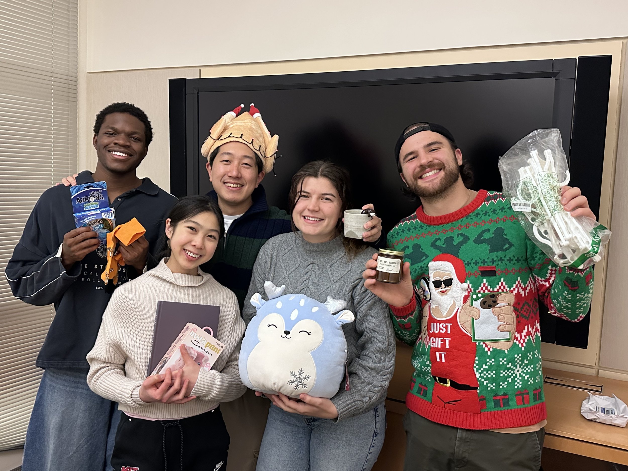 Dec 16, 2025 - The festivities continue with our annual white elephant gift exchange (5/6).