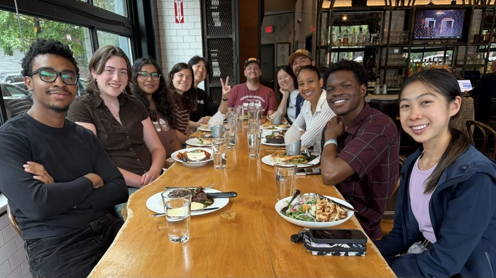 Jul 29, 2026 - Farewell lunch for Sophie, our first visiting undergraduate to return for a second summer in the Henry lab. It was so nice, she summered twice!