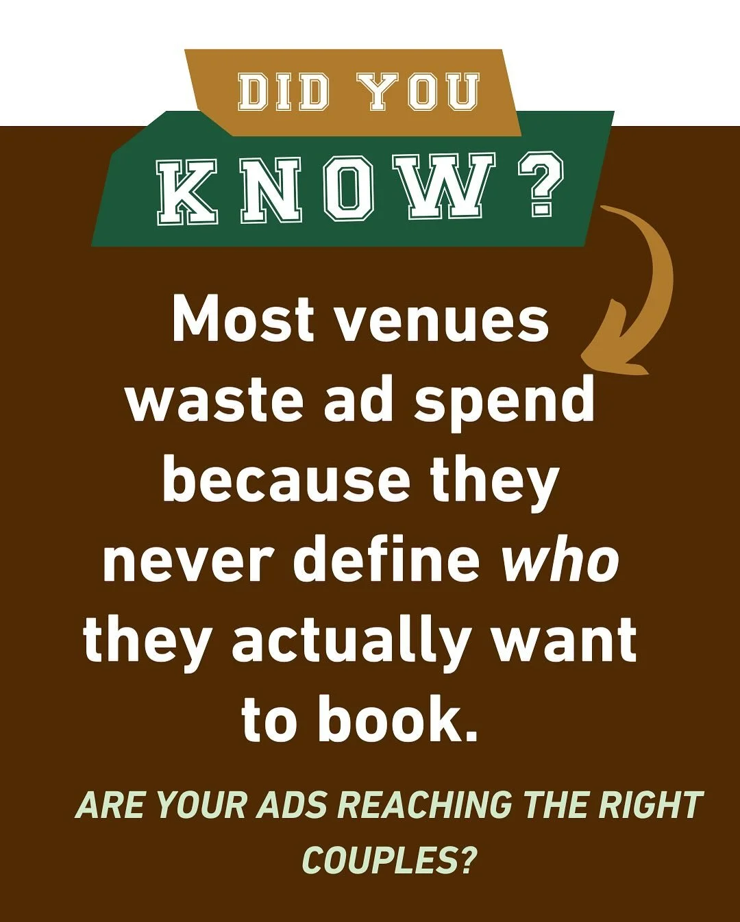 Join This Month&rsquo;s Venue Power Hour!

Are you ready to take your wedding venue business to the next level? This month&rsquo;s Venue Power Hour is packed with actionable strategies to help you attract quality leads with paid advertising.

In toda