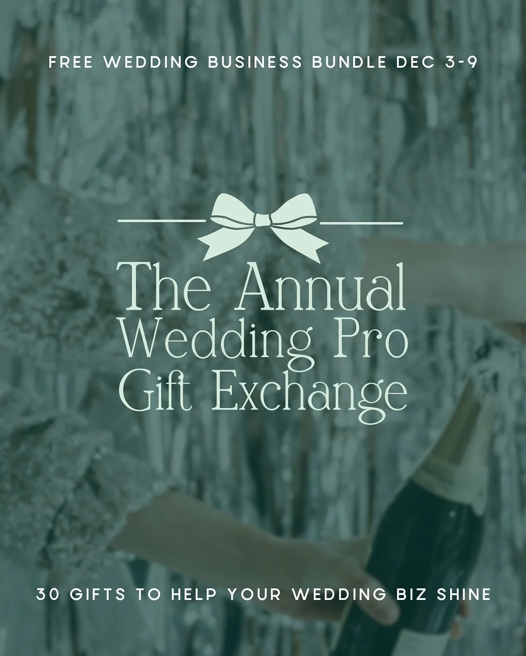 Surprise! 🎁 We&rsquo;re celebrating this holiday season by giving away a bundle of business resources through the Wedding Pro Gift Exchange happening NOW!

Let&rsquo;s be real - 2025 had some ups, and a lot of downs. But there&rsquo;s nothing like t