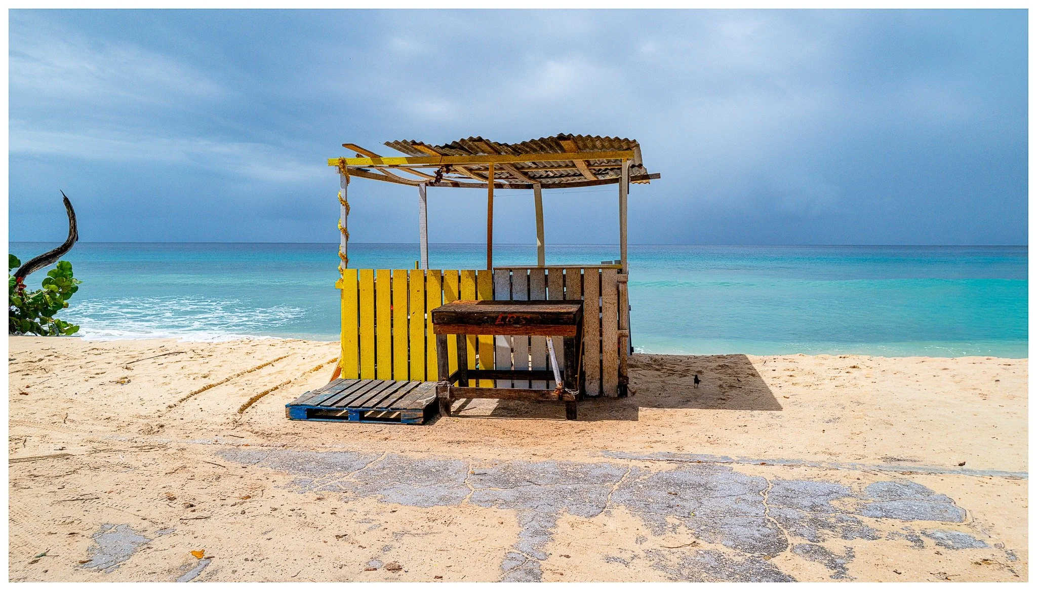 Best use of old pallets I can think of ! #barbados #speightstown #photofitt #leicaq2