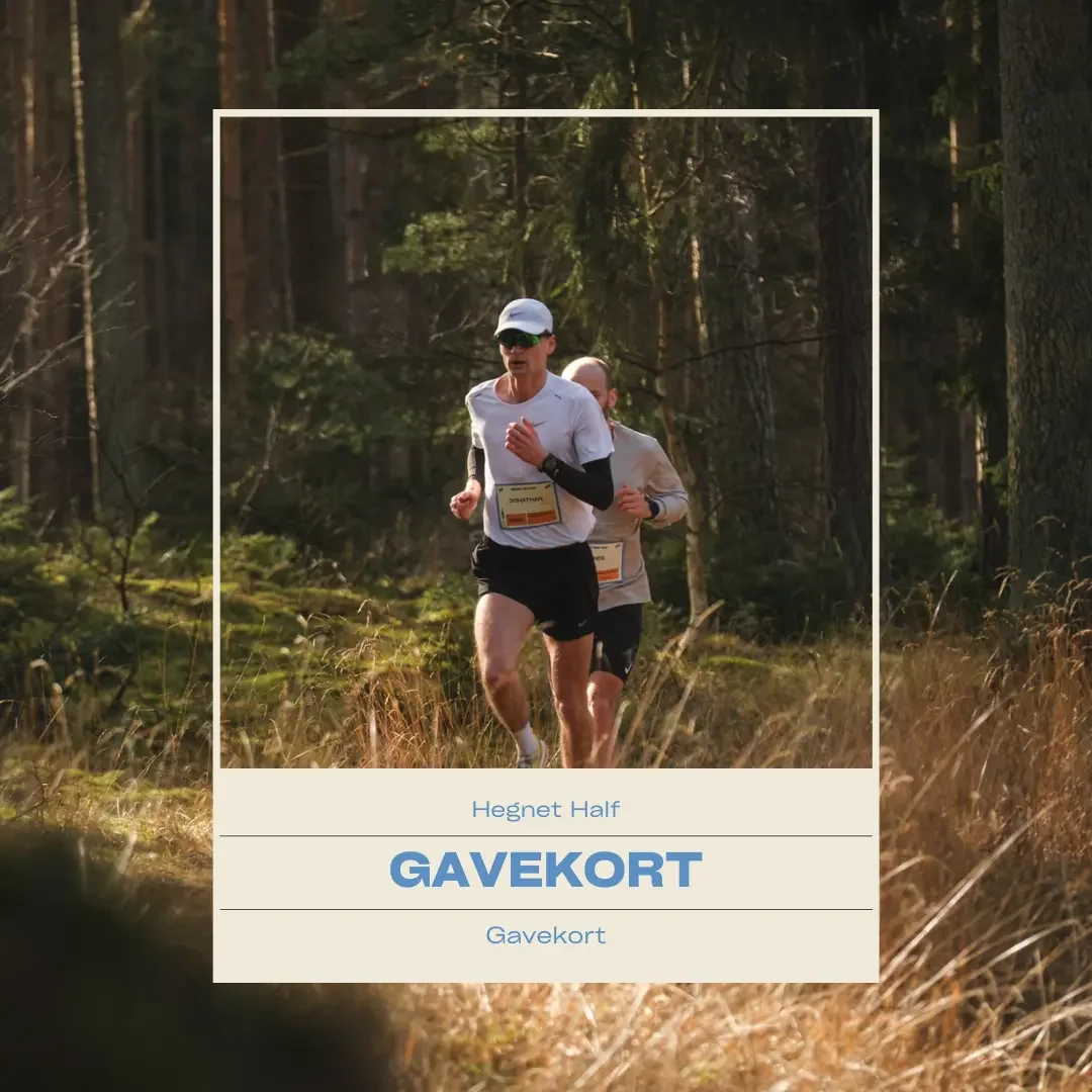 Hegnet Half halvmarathon 2026 gavekort