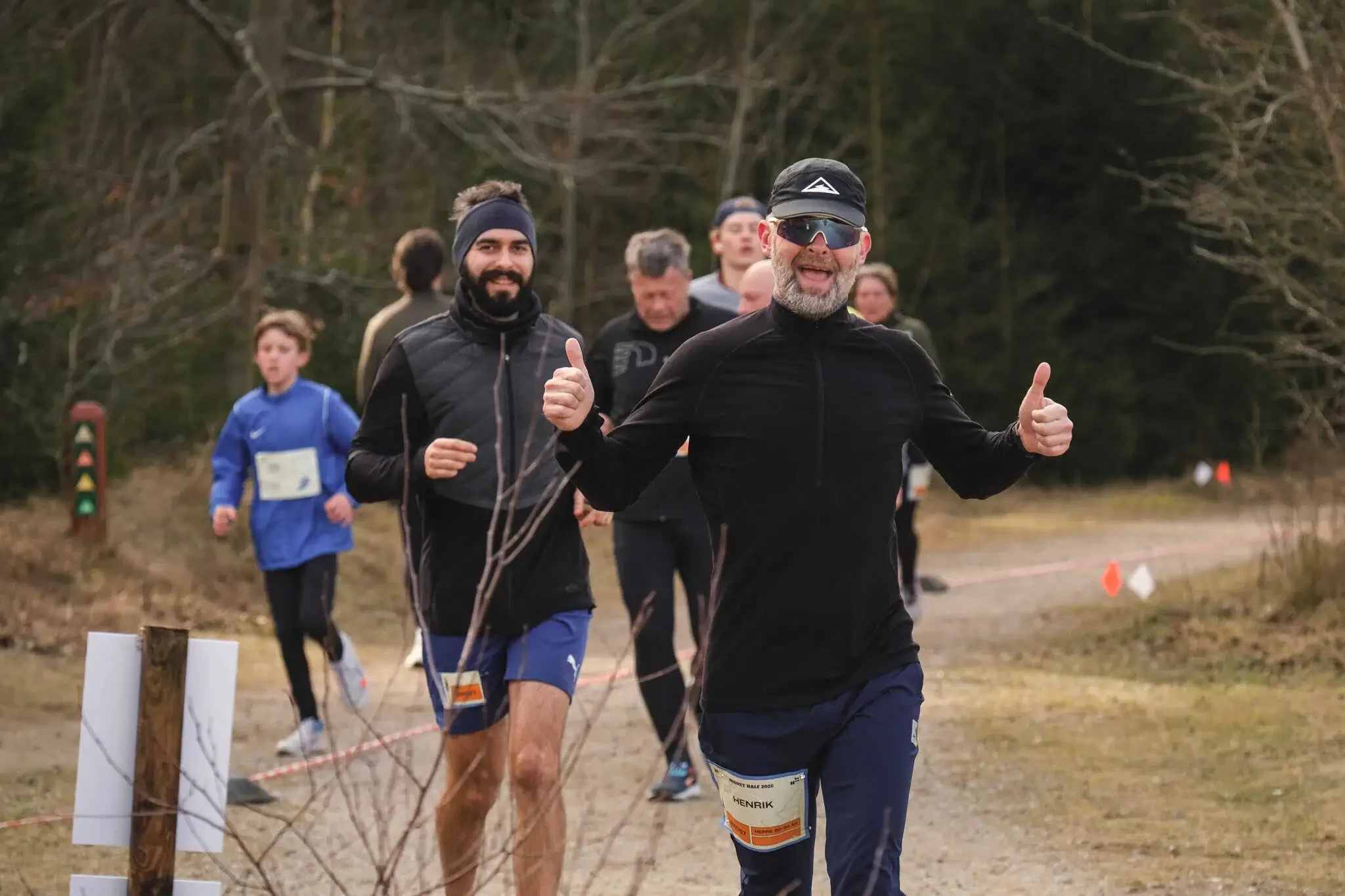 løber som gennemfører sit mål fra sit nytårsforsæt til hegnet half halvmarathon 2026