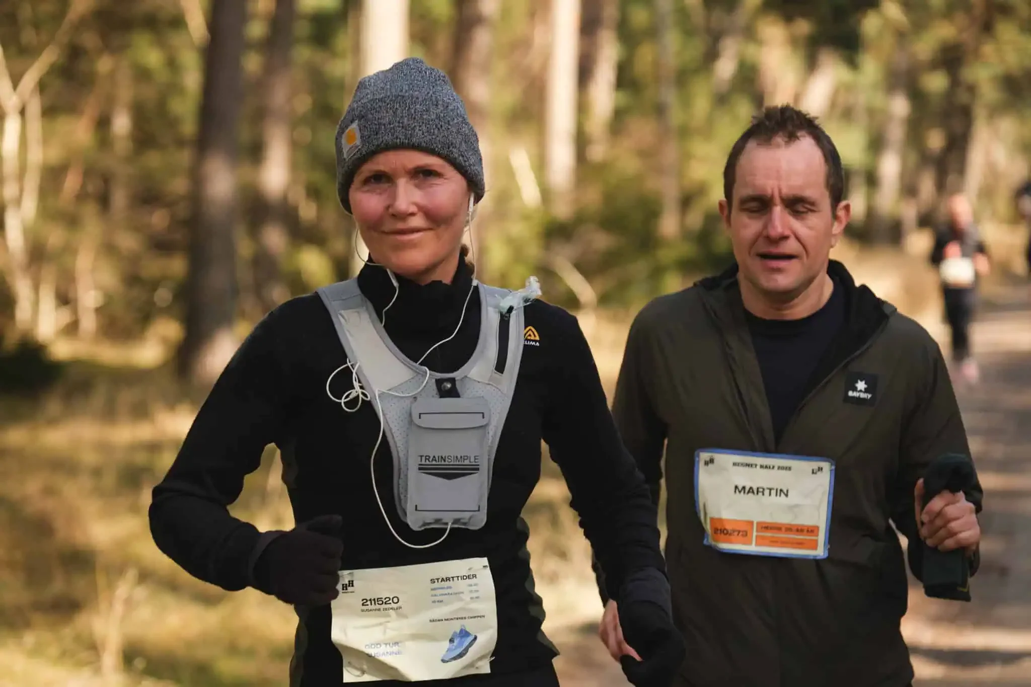 løber som gennemfører sit mål fra sit nytårsforsæt til hegnet half halvmarathon 2026