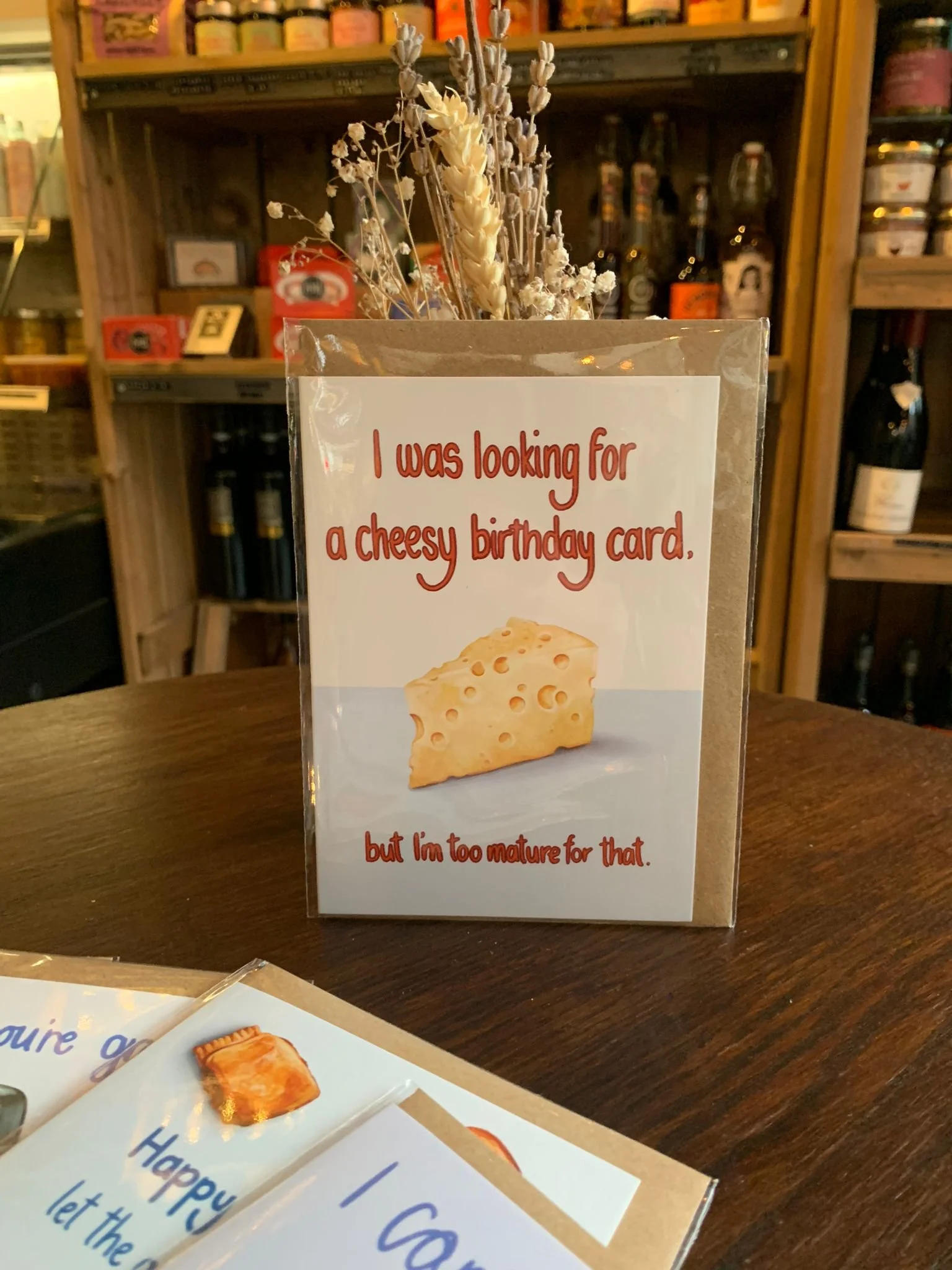 Cheesy Birthday Card