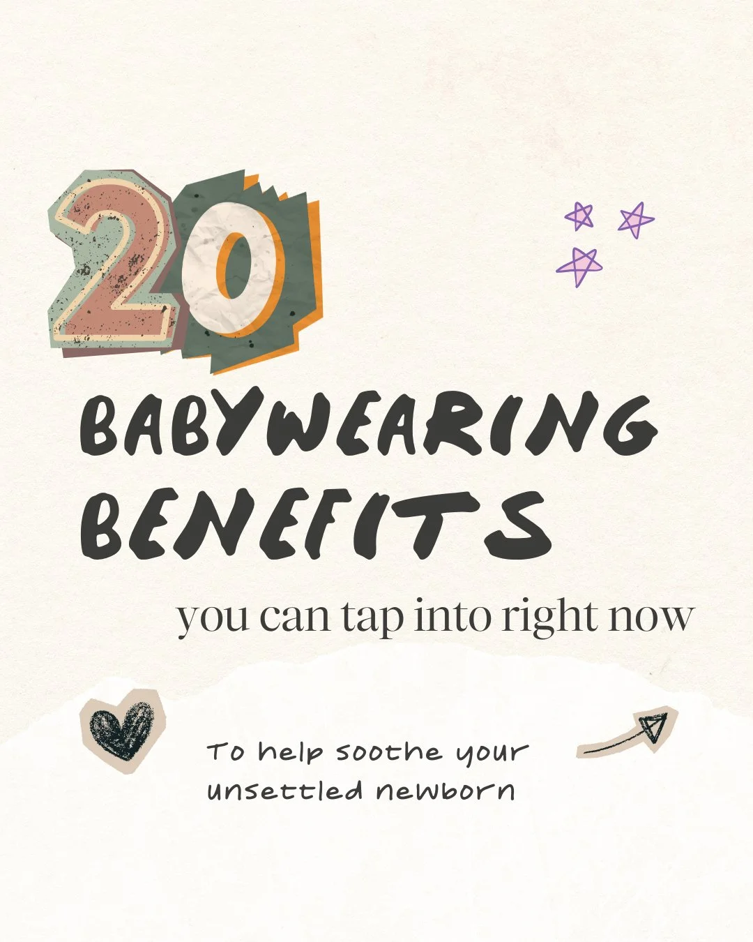 Babywearing offers so many ways to help an unsettled newborn feel calmer and more secure. 

The closeness, warmth and gentle movement you provide can ease reflux discomfort, reduce crying, support bonding and help your baby settle more easily in your