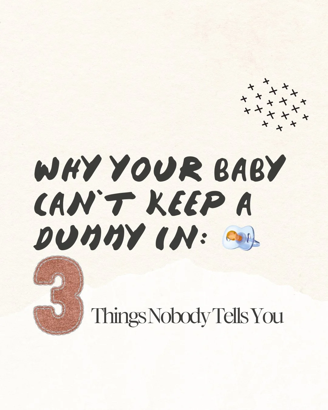 Nobody told me this when my first baby kept spitting out the dummy.  I thought it was just "one of those things."
But, there's always a reason.

And it's often one of three things; tongue-tie, birth tension, or an immature nervous system th
