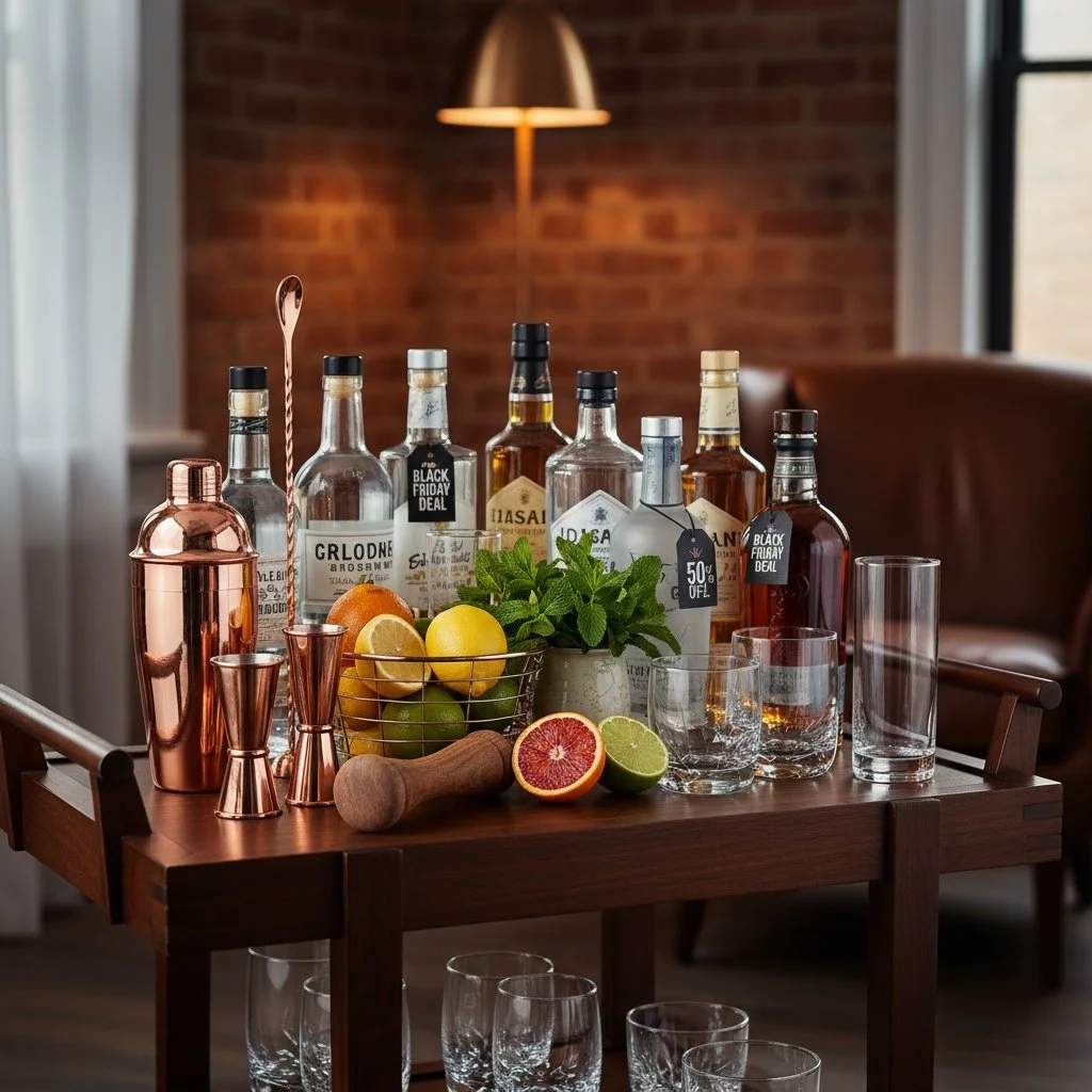 Black Friday for Cocktail Lovers: Building Your Home Bar on a Budget