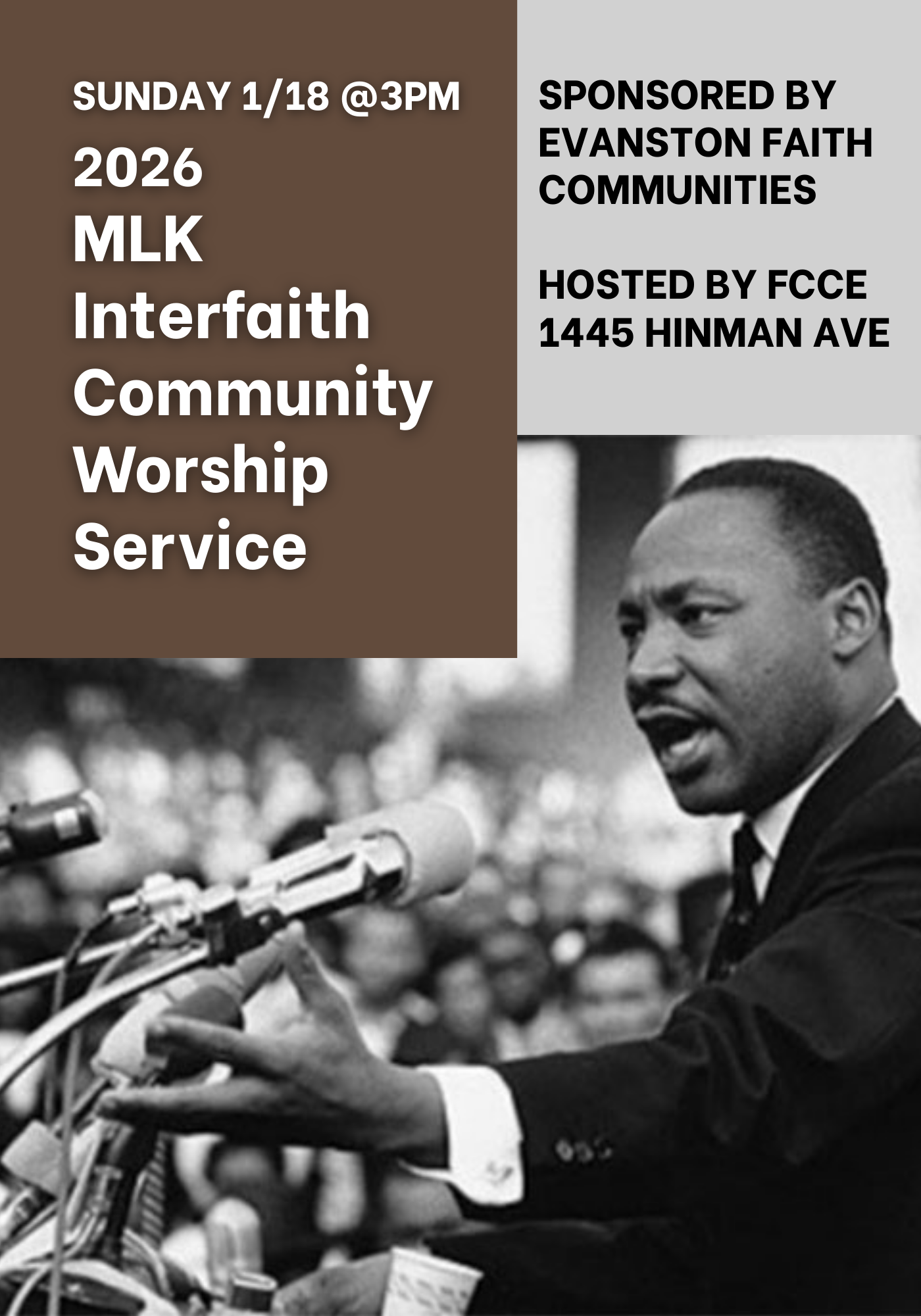 2026 MLK Interfaith Community Worship Service 
