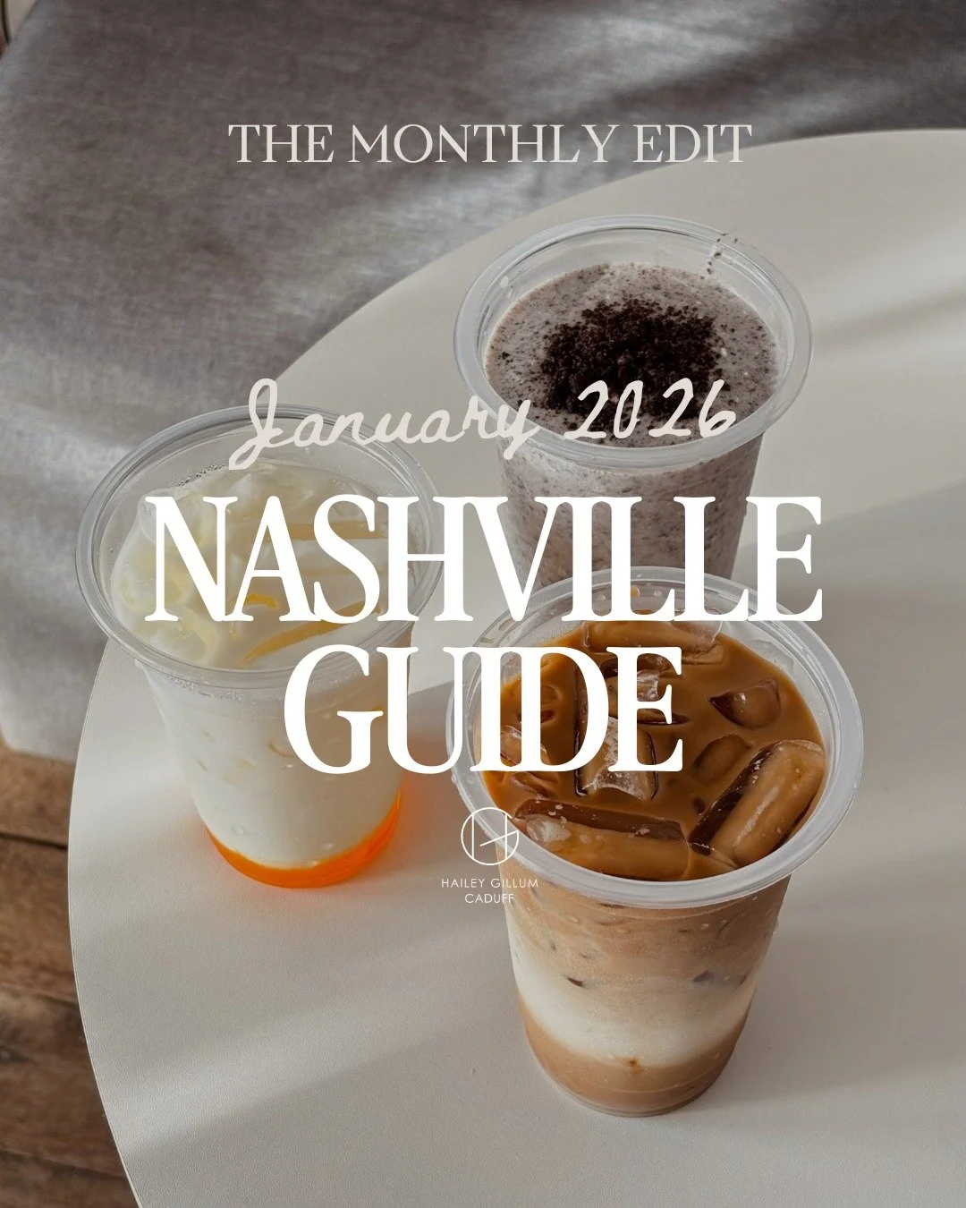 It's here 🎉 the first Monthly Edit Guide of 2026! 

Inside this month&rsquo;s edit:

- What's happening in Nashville + Music Cities suburbs in January 2026
- New businesses + restaurants coming this year
- A local January bucket list

Share this wit