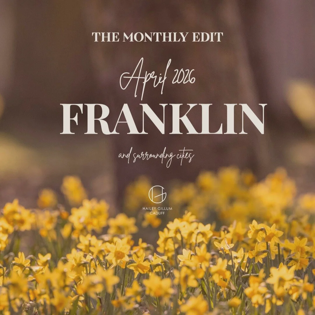 Your guide to the best things happening in Franklin (and surrounding areas) this month 👉

This month, I cover events to add to your calendar, new spots worth checking out, and a bucket list made specifically for Easter weekend!

Send this to a frien