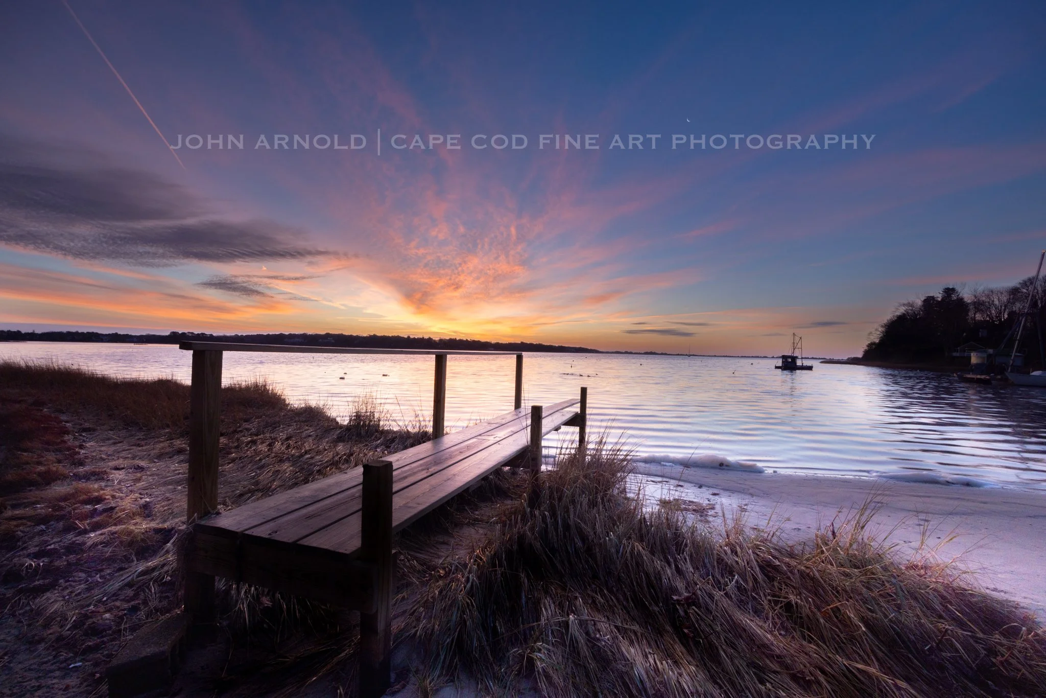 Sunset At The Ropes - Cotuit - Limited Edition