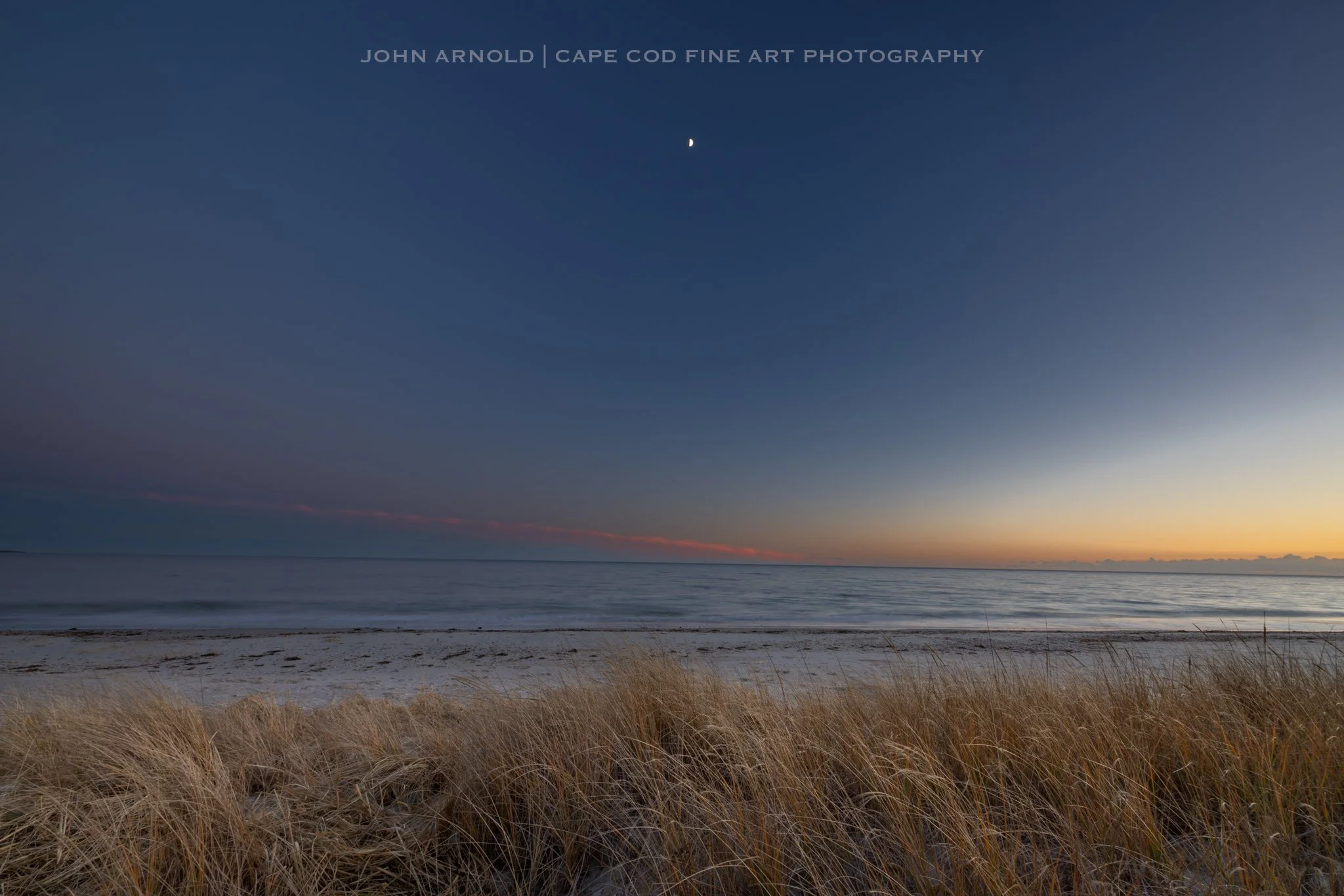 Twilight Moon Over Dowses - Osterville - Limited Edition