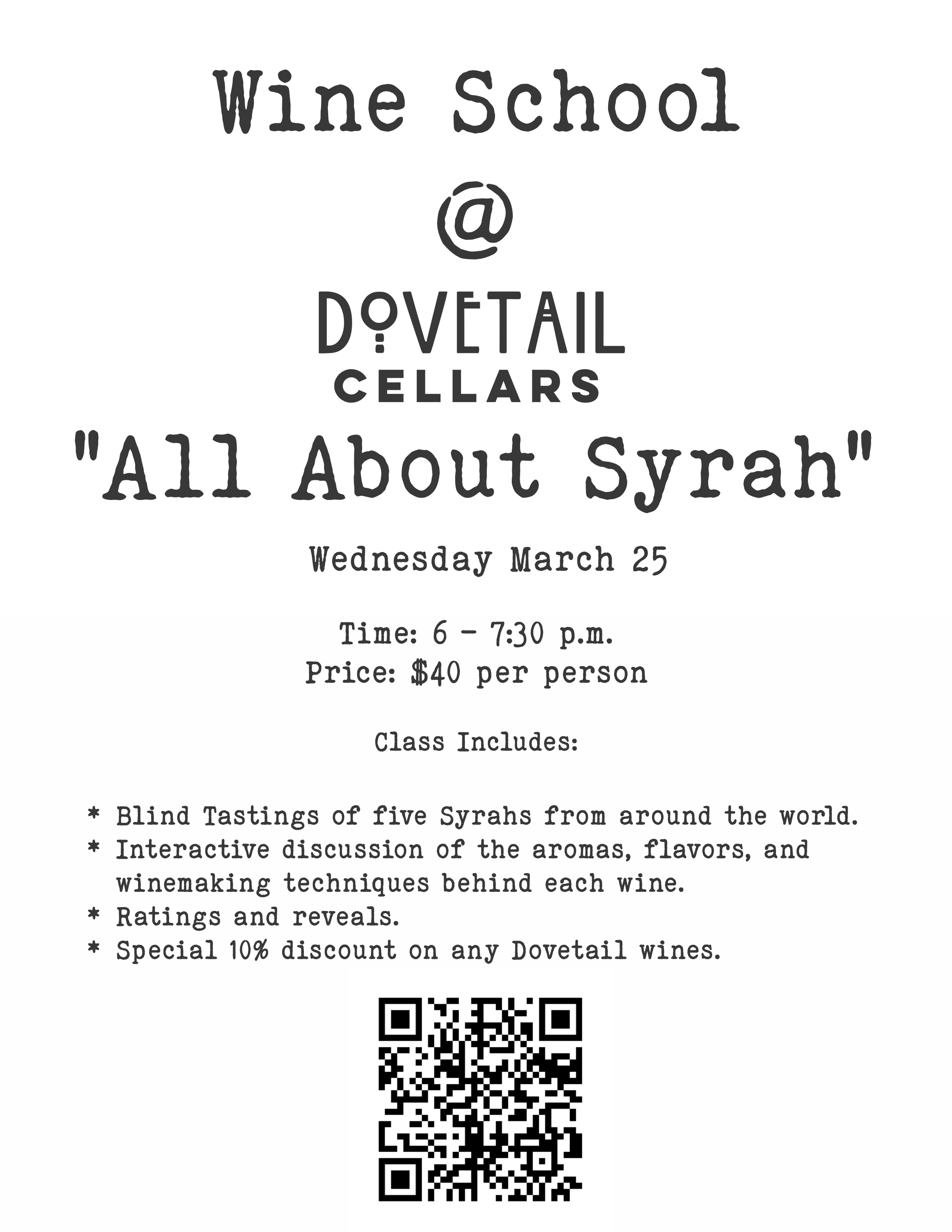 Wine School - All About Syrah