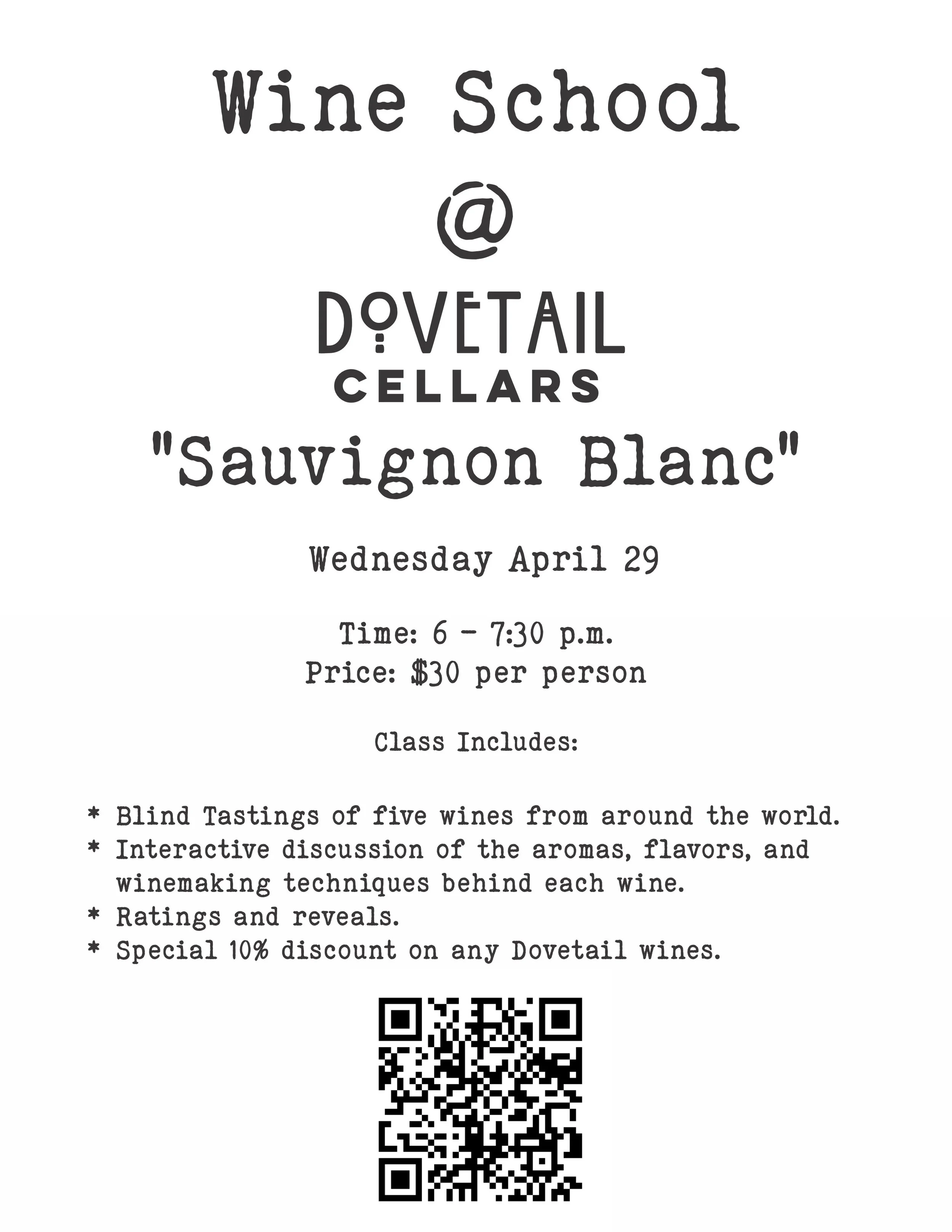 Wine School - Sauv Blanc