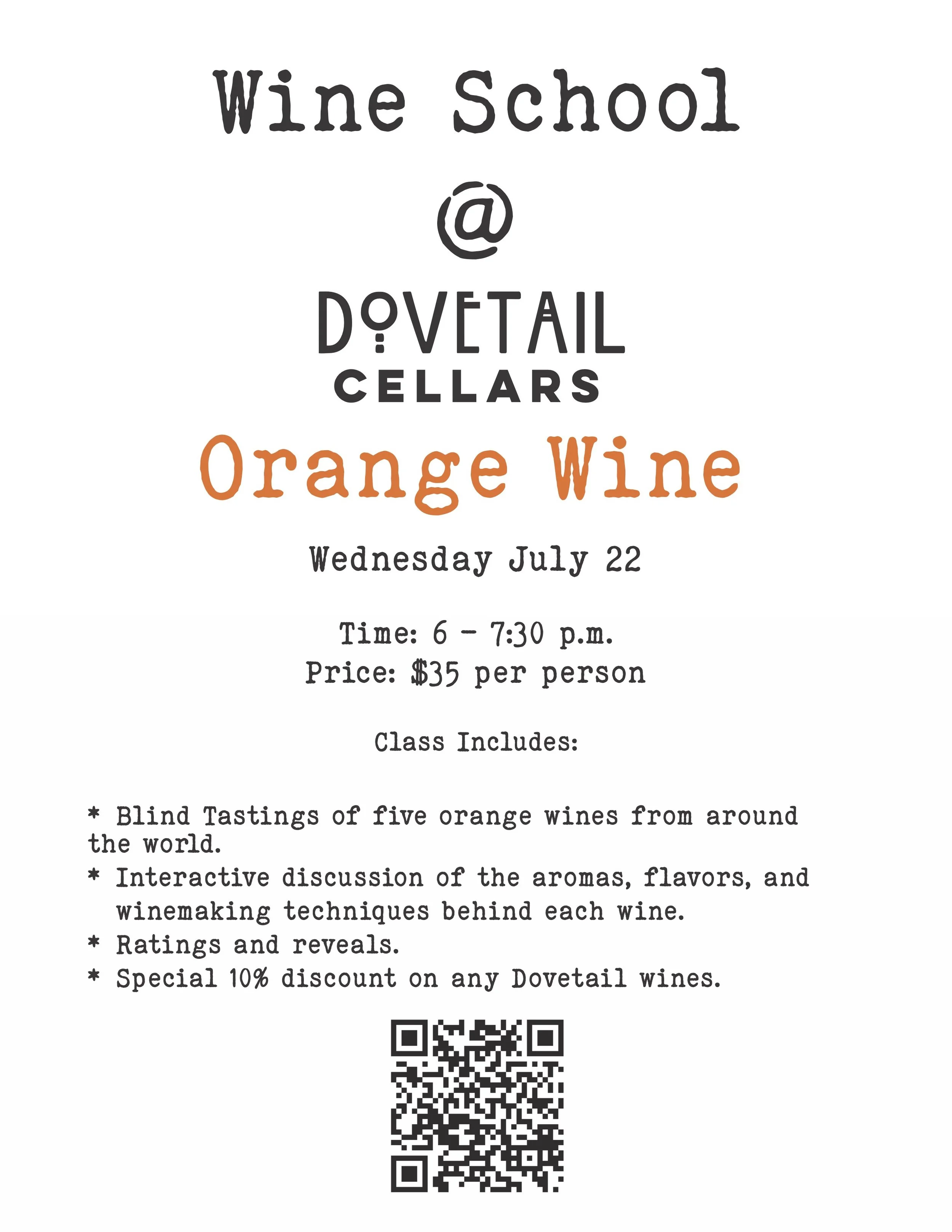 Wine School - Orange Wine