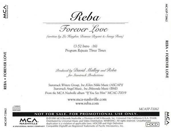 US Promotional Single