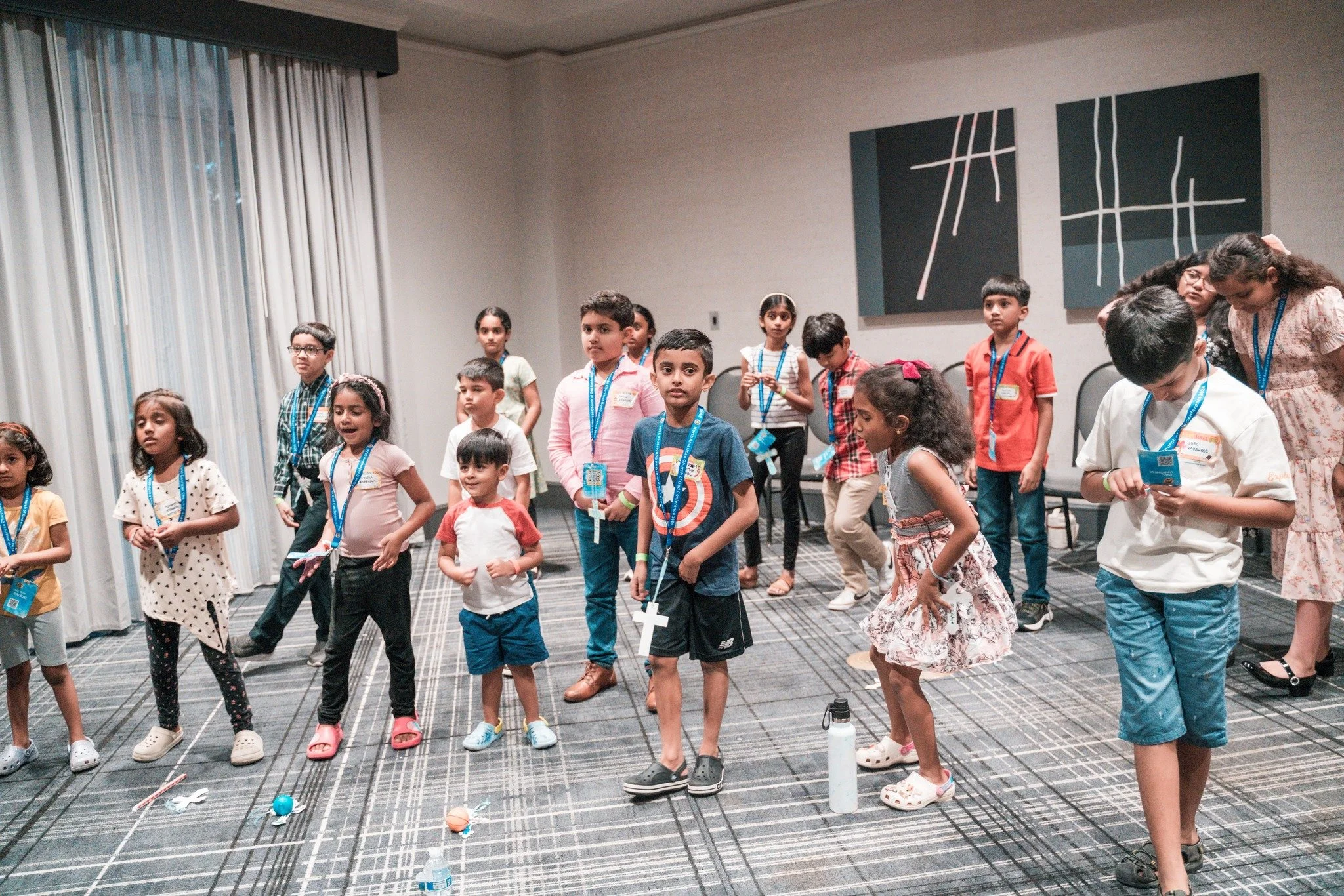 Children worshipping at the NACOG conference